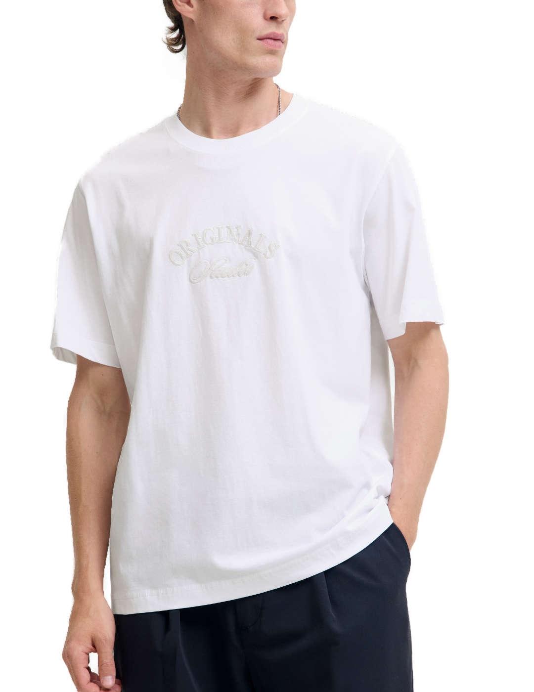 Camiseta Jack&Jones Bleecker blanco manga corta para hombre