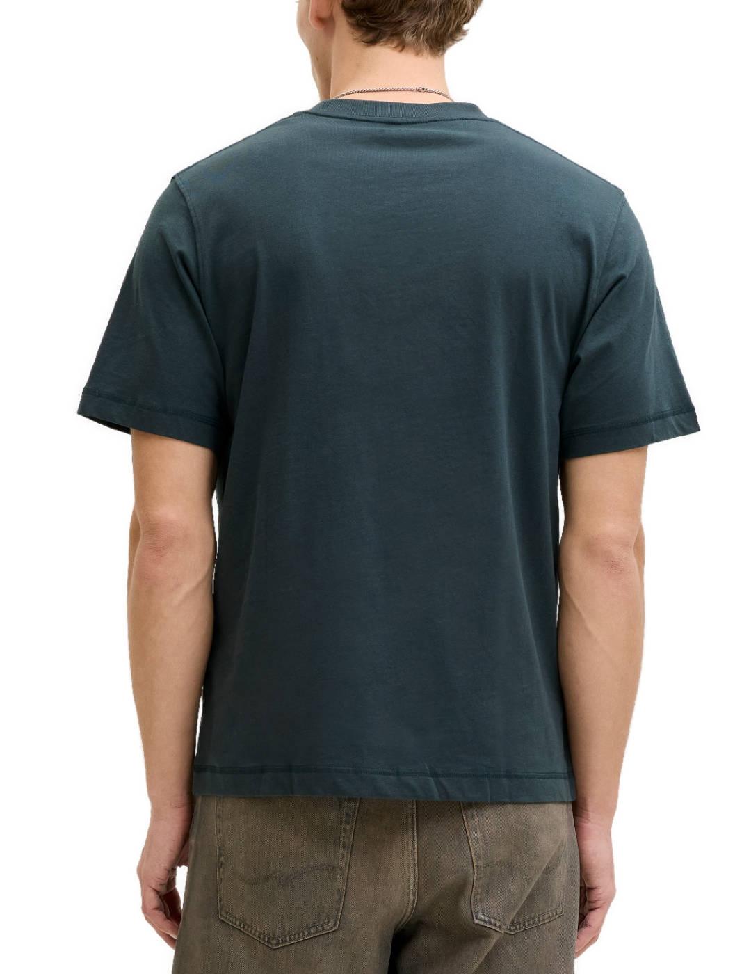 Camiseta Jack&Jones Bleecker verde manga corta para hombre