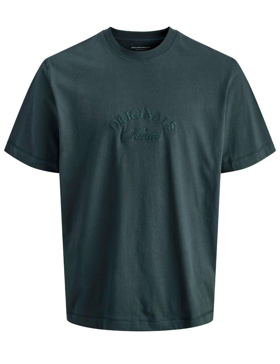 Camiseta Jack&Jones Bleecker verde manga corta para hombre