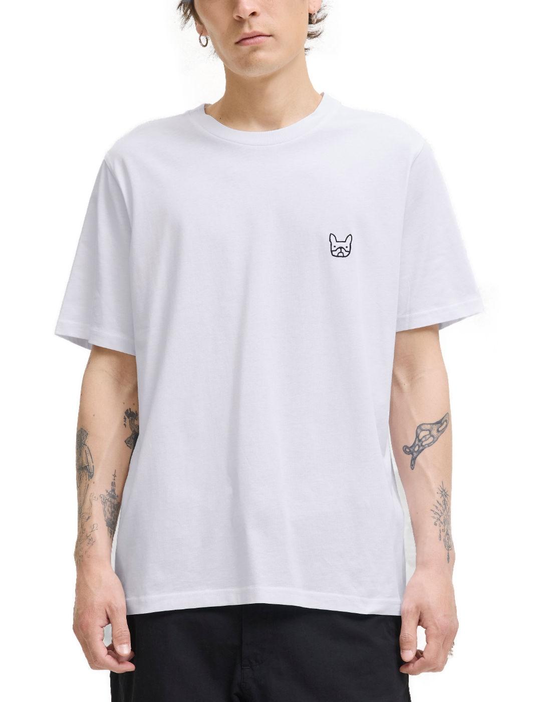 Camiseta Jack&Jones Denimdog blanco manga corta para hombre