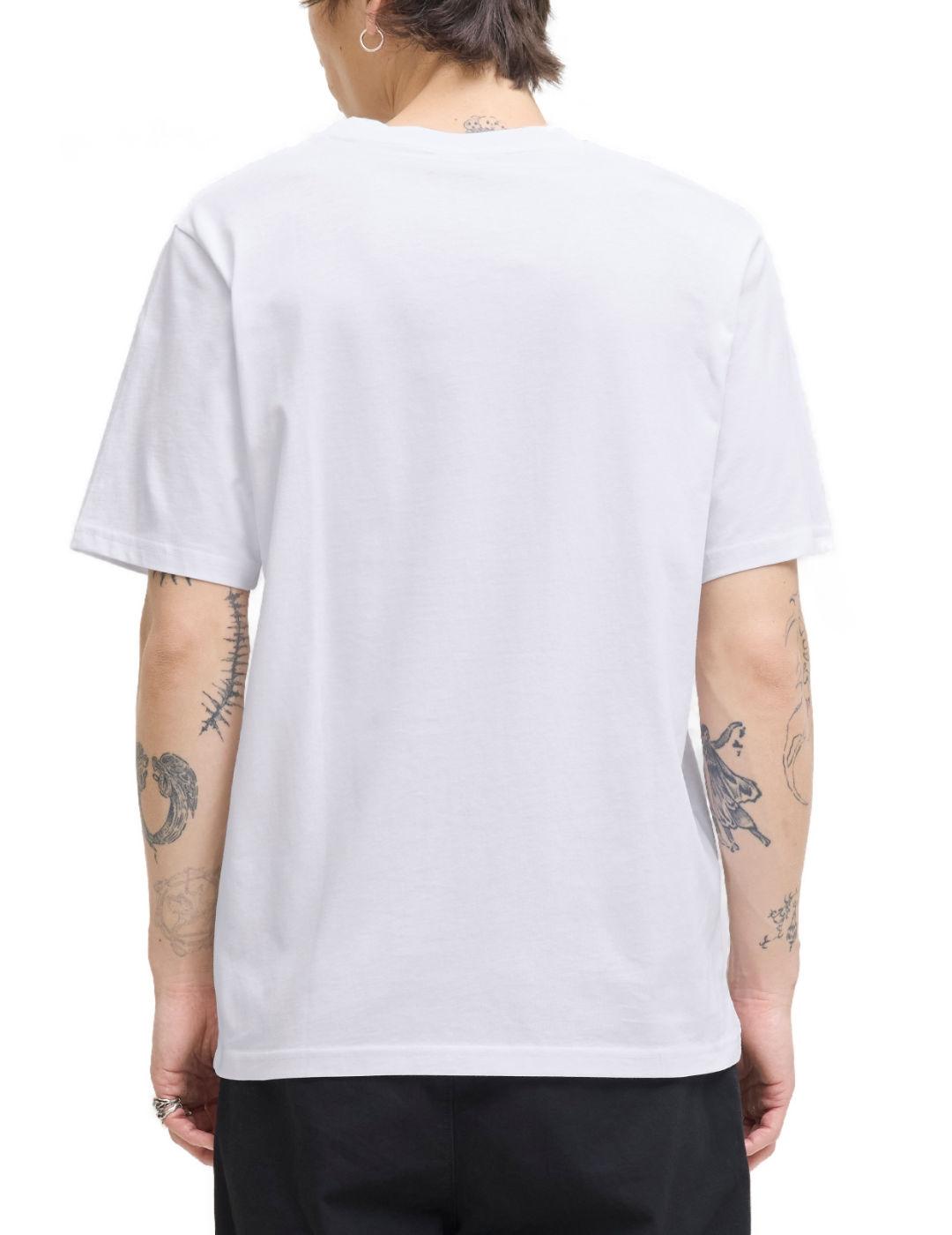 Camiseta Jack&Jones Denimdog blanco manga corta para hombre