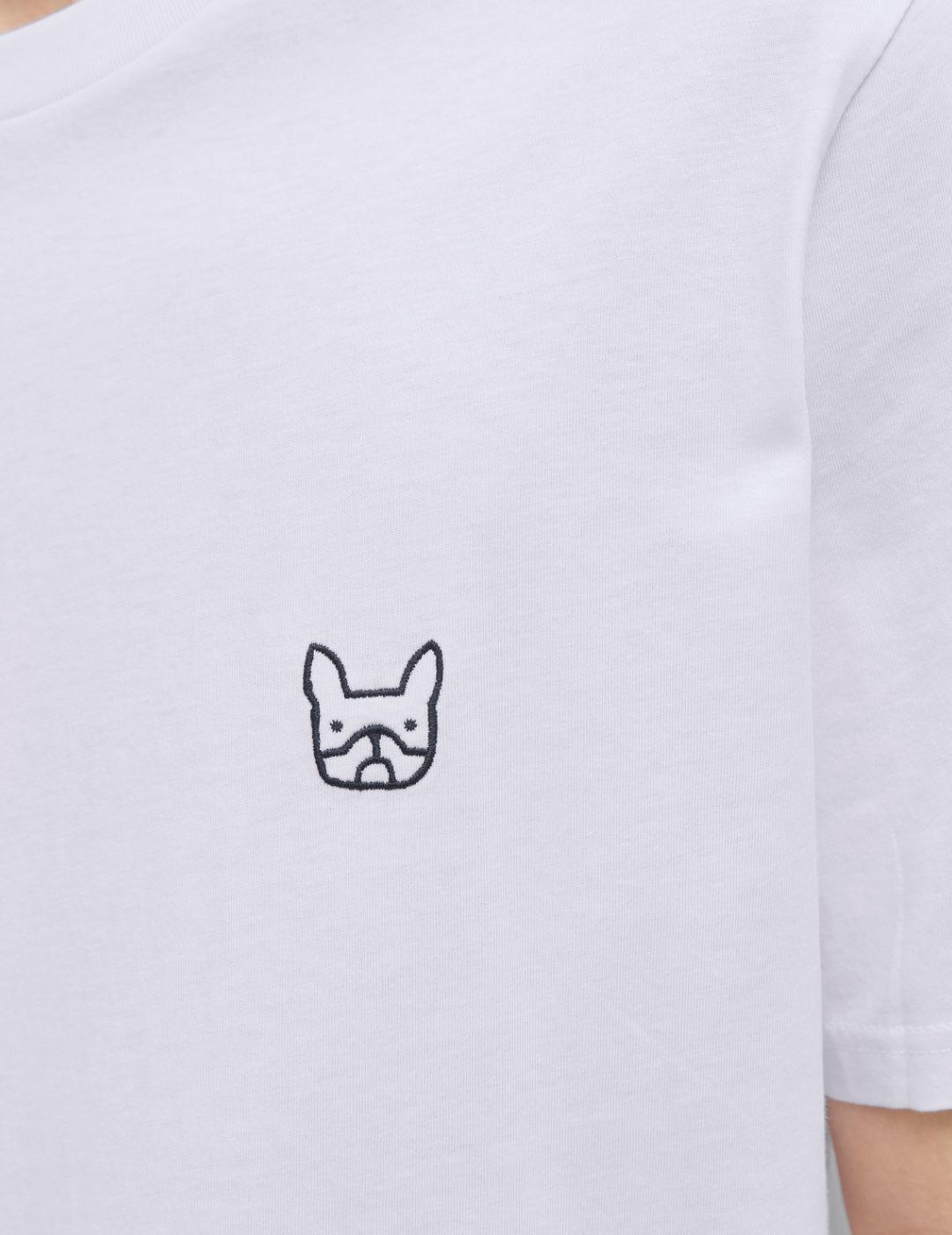 Camiseta Jack&Jones Denimdog blanco manga corta para hombre