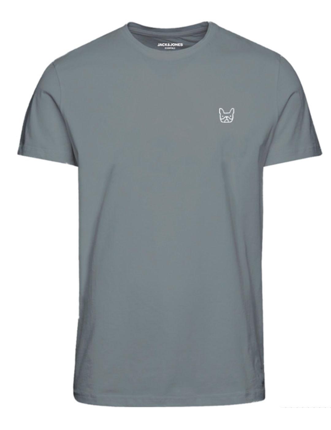 Camiseta Jack&Jones Denimdog gris manga corta para hombre