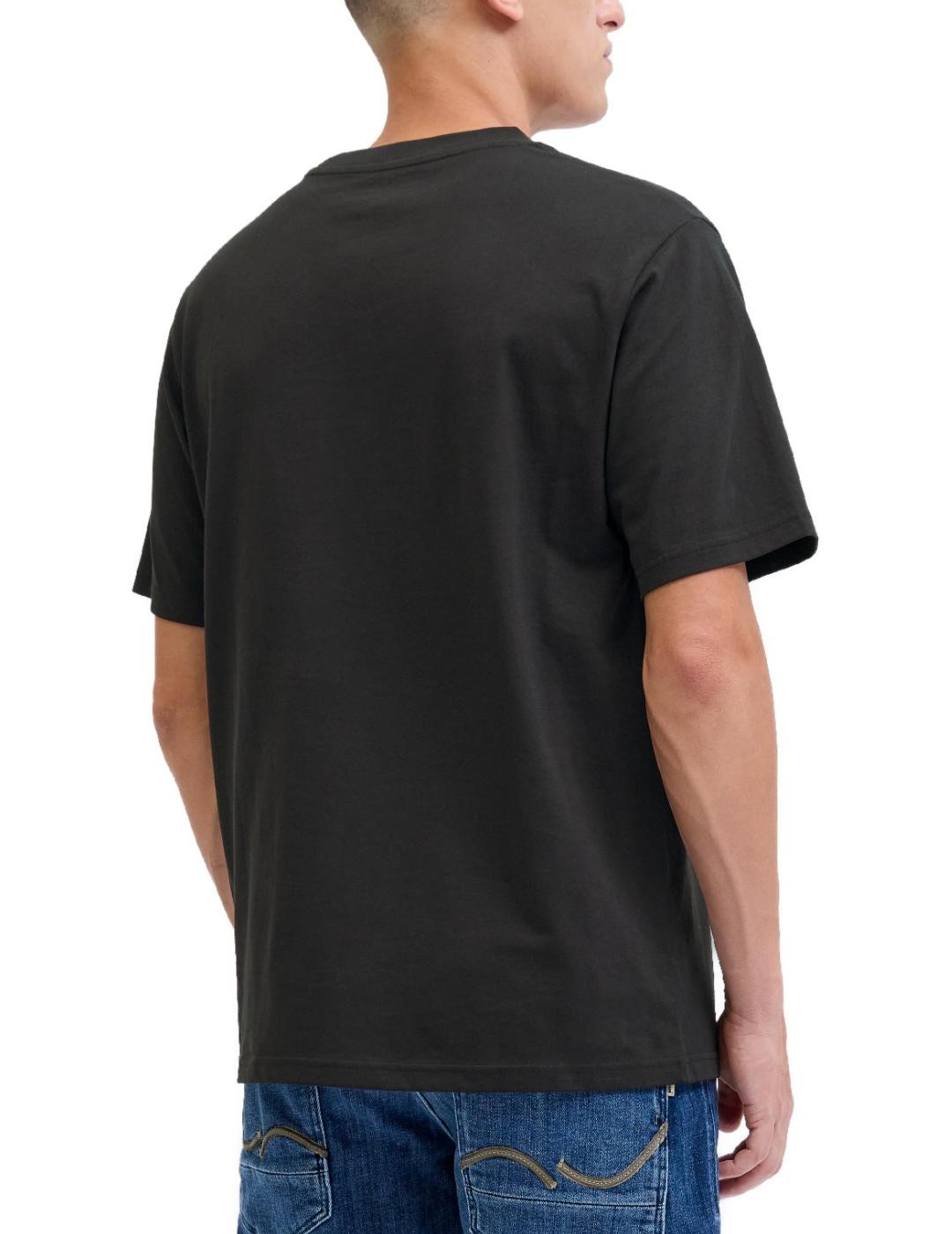 Camiseta Jack & Jones Flare negro para hombre