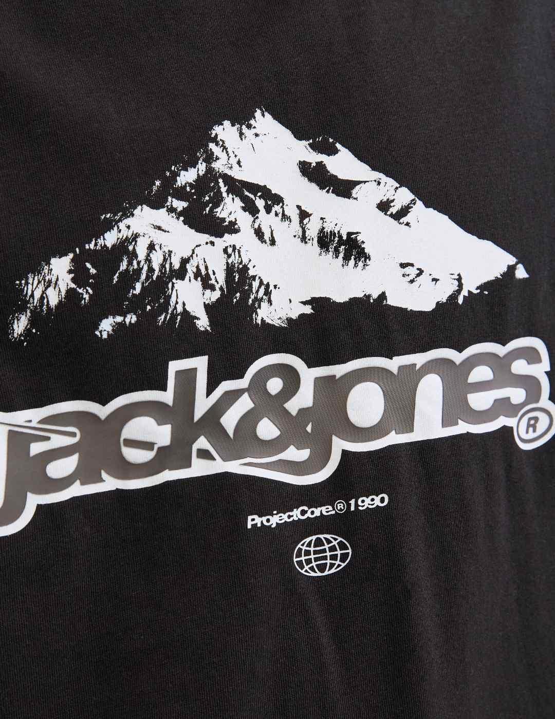 Camiseta Jack & Jones Flare negro para hombre