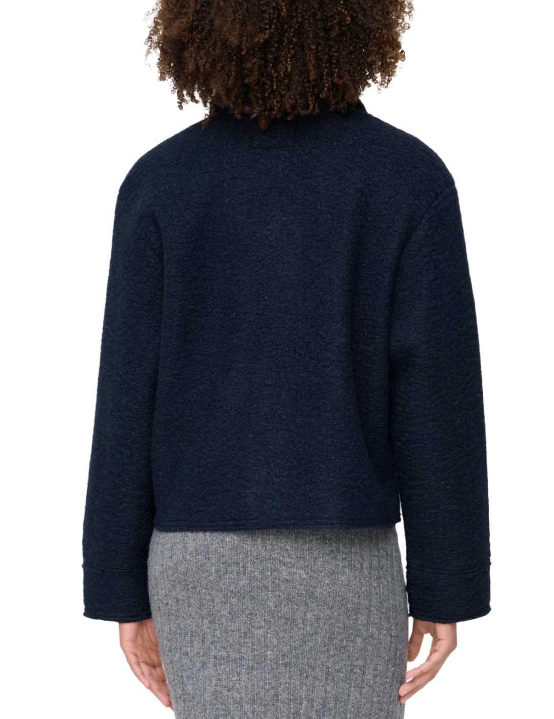 Chaqueta Only Sanne azul marino cropped para mujer