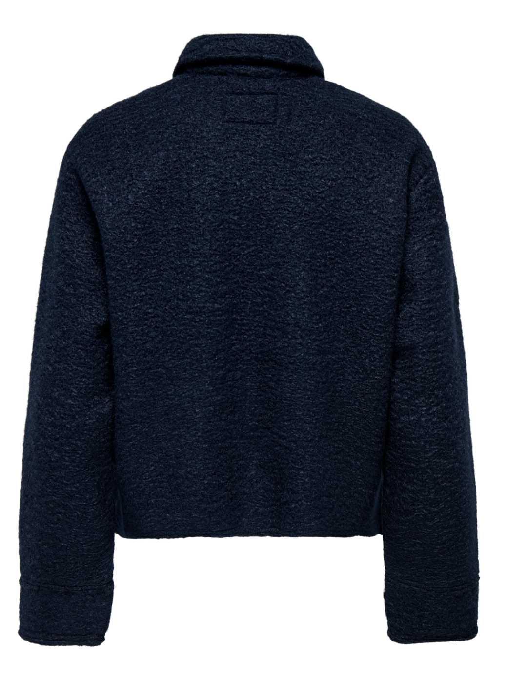 Chaqueta Only Sanne azul marino cropped para mujer