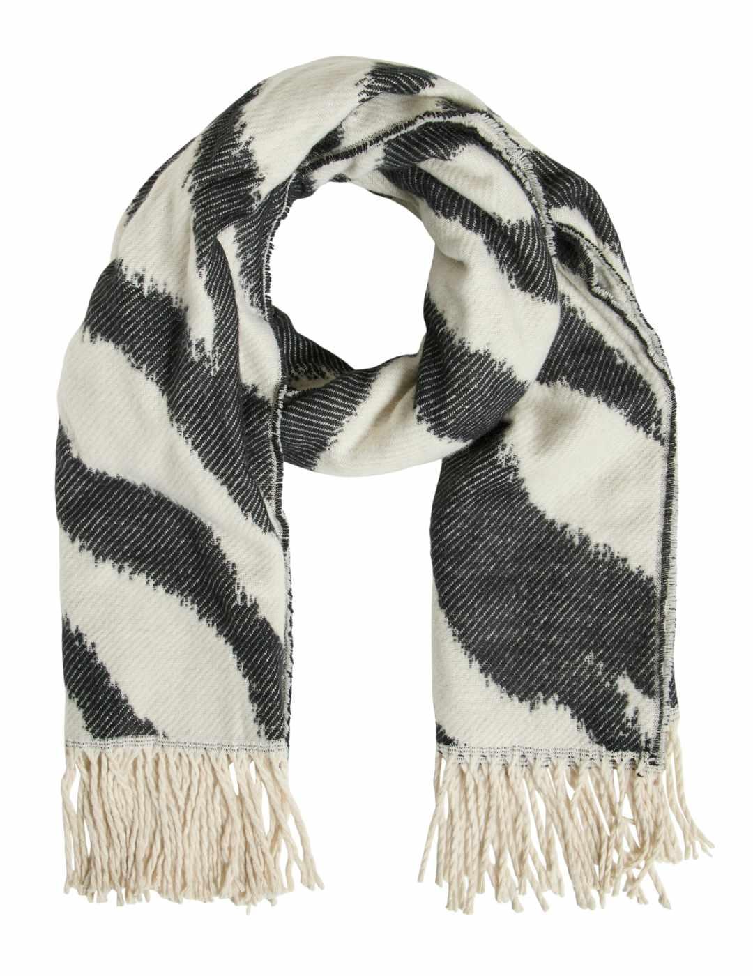 Bufanda Vila Zenia estampado cebra tacto suave de mujer
