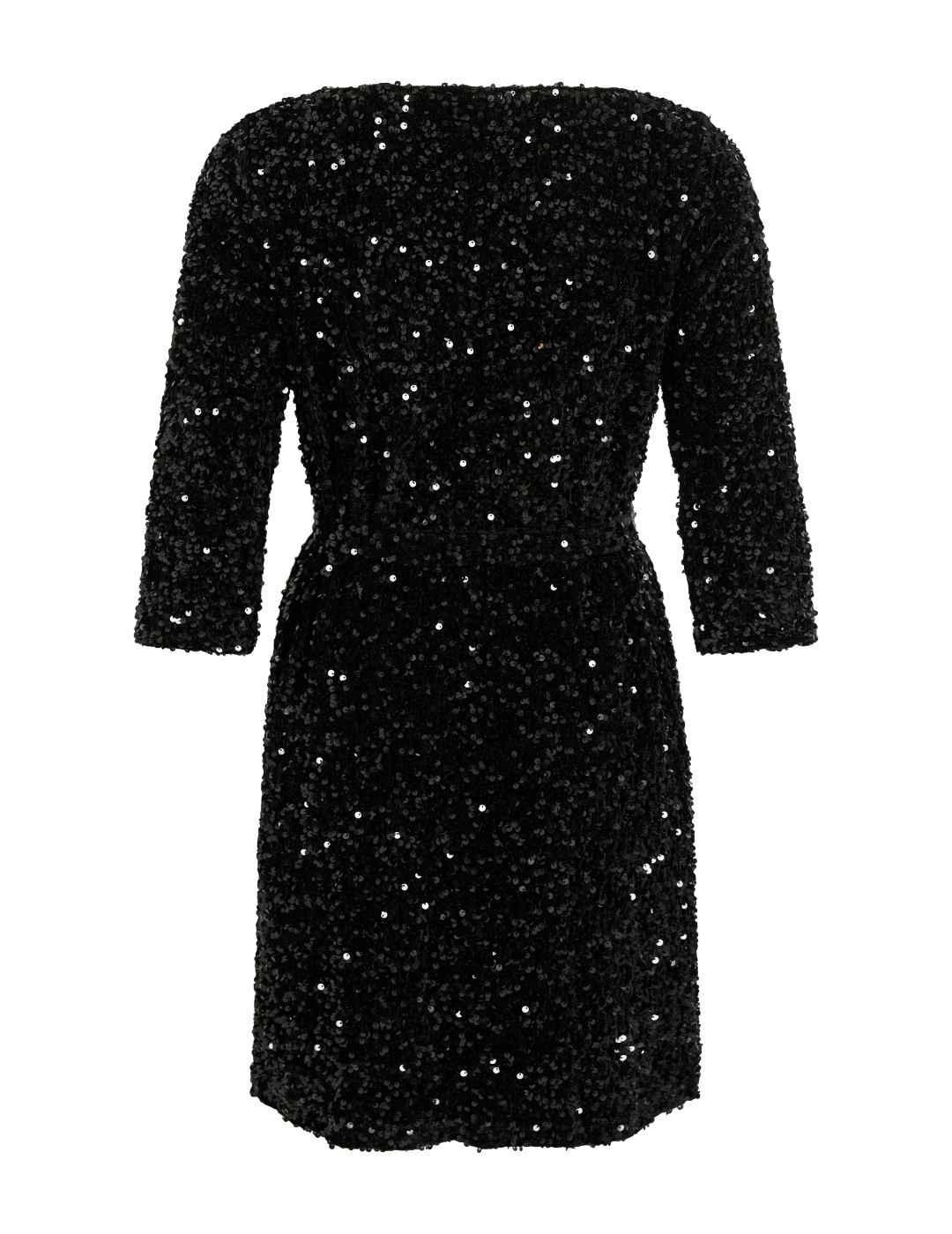 Vestido Vila Faith de fiesta lentejuelas negro mujer