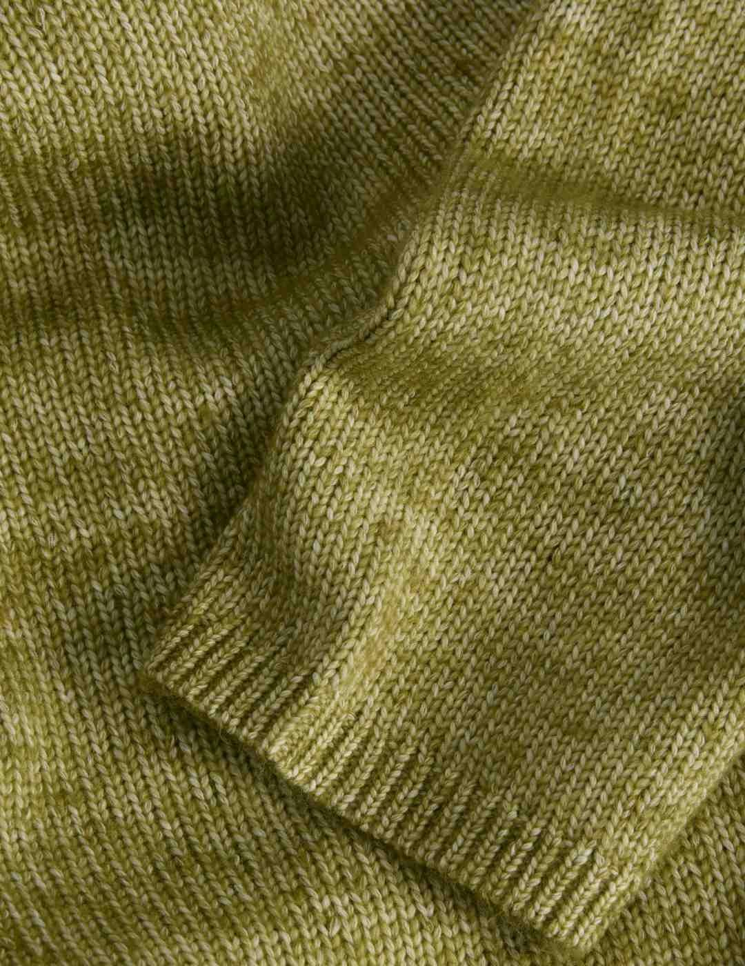 Jersey JJXX Rosanna verde punto cuello alto para mujer