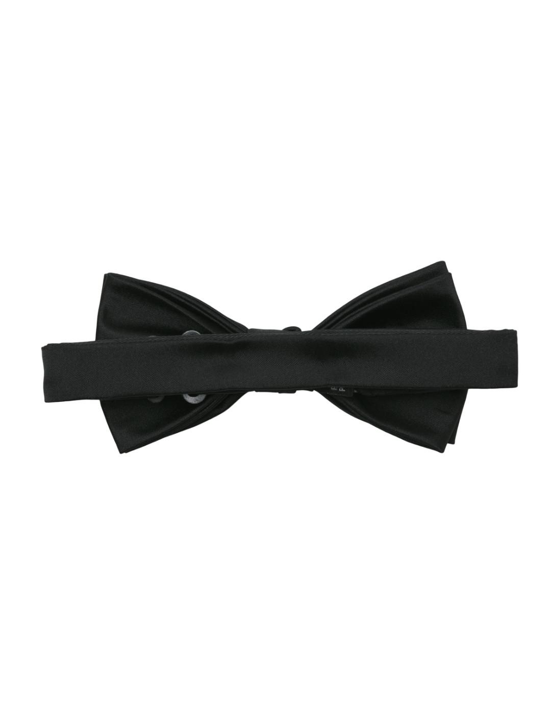 Pajarita Jack&Jones Solid negra ajustable para hombre