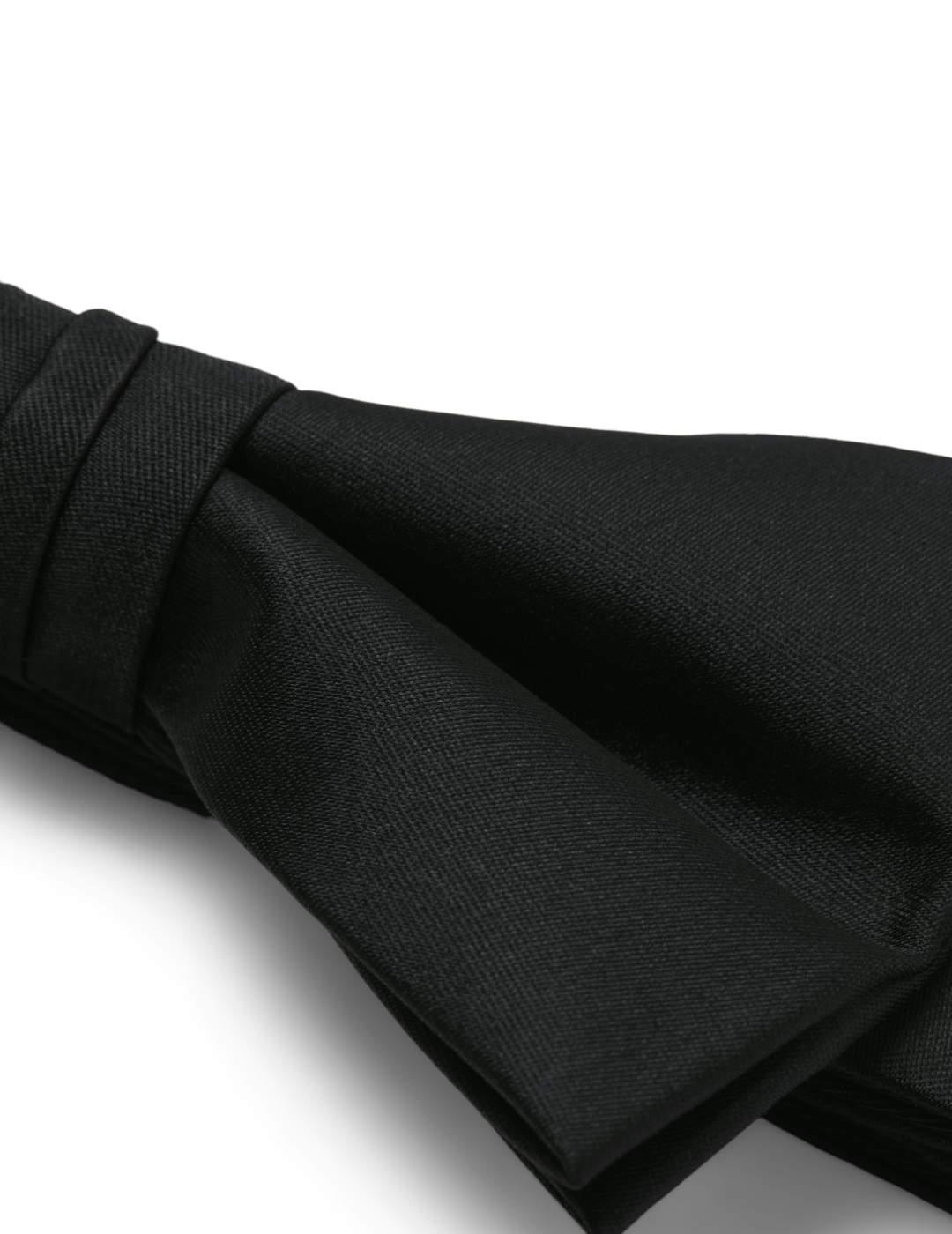 Pajarita Jack&Jones Solid negra ajustable para hombre