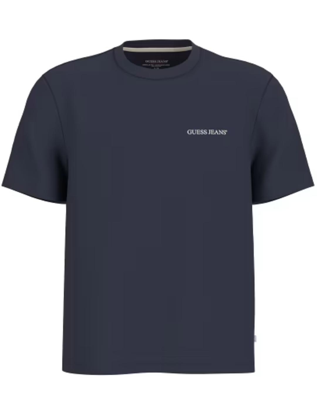 Camiseta Guess Jeans Reg marino manga corta para hombre