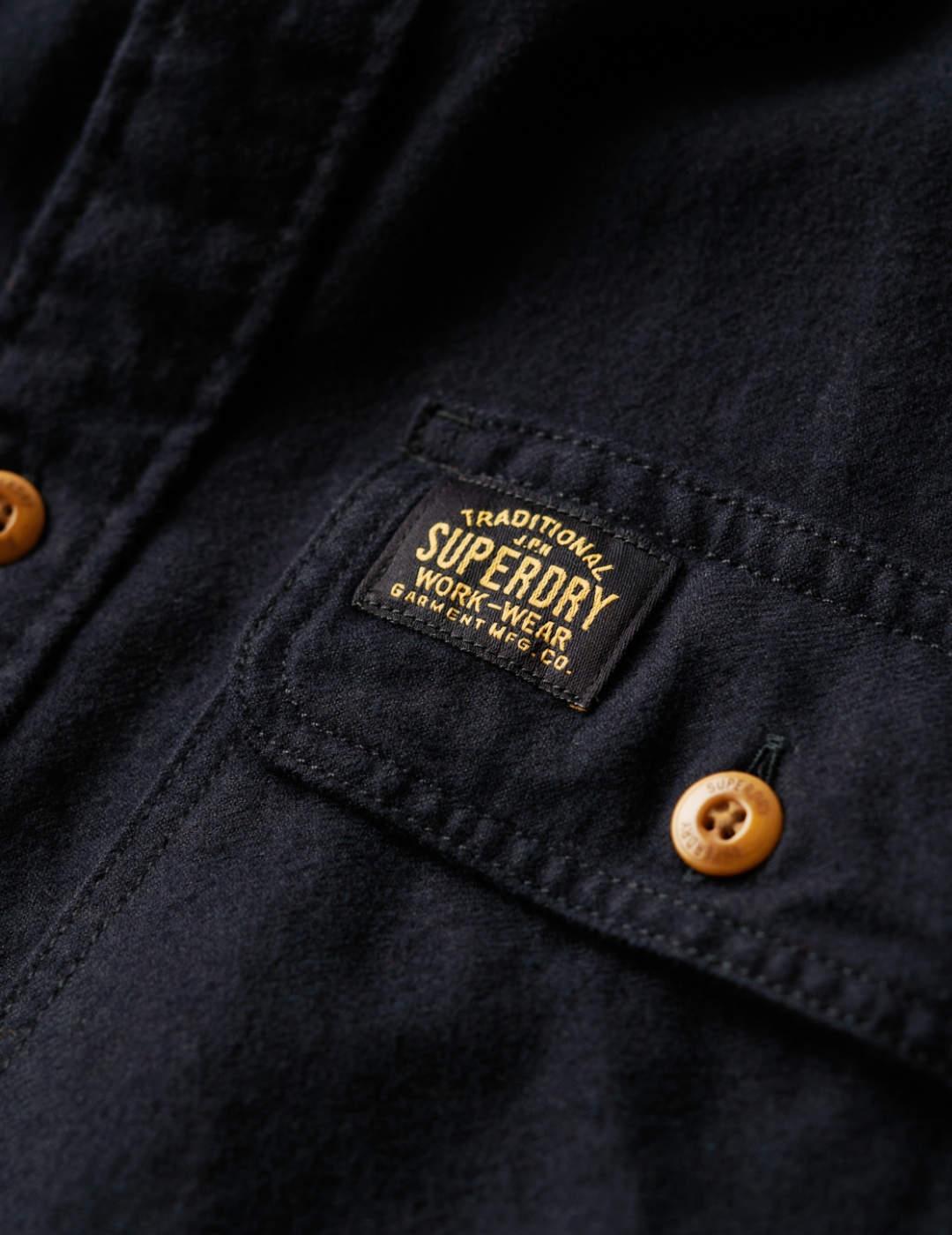 Sobrecamisa Superdry Trailsman azul oscuro para hombre