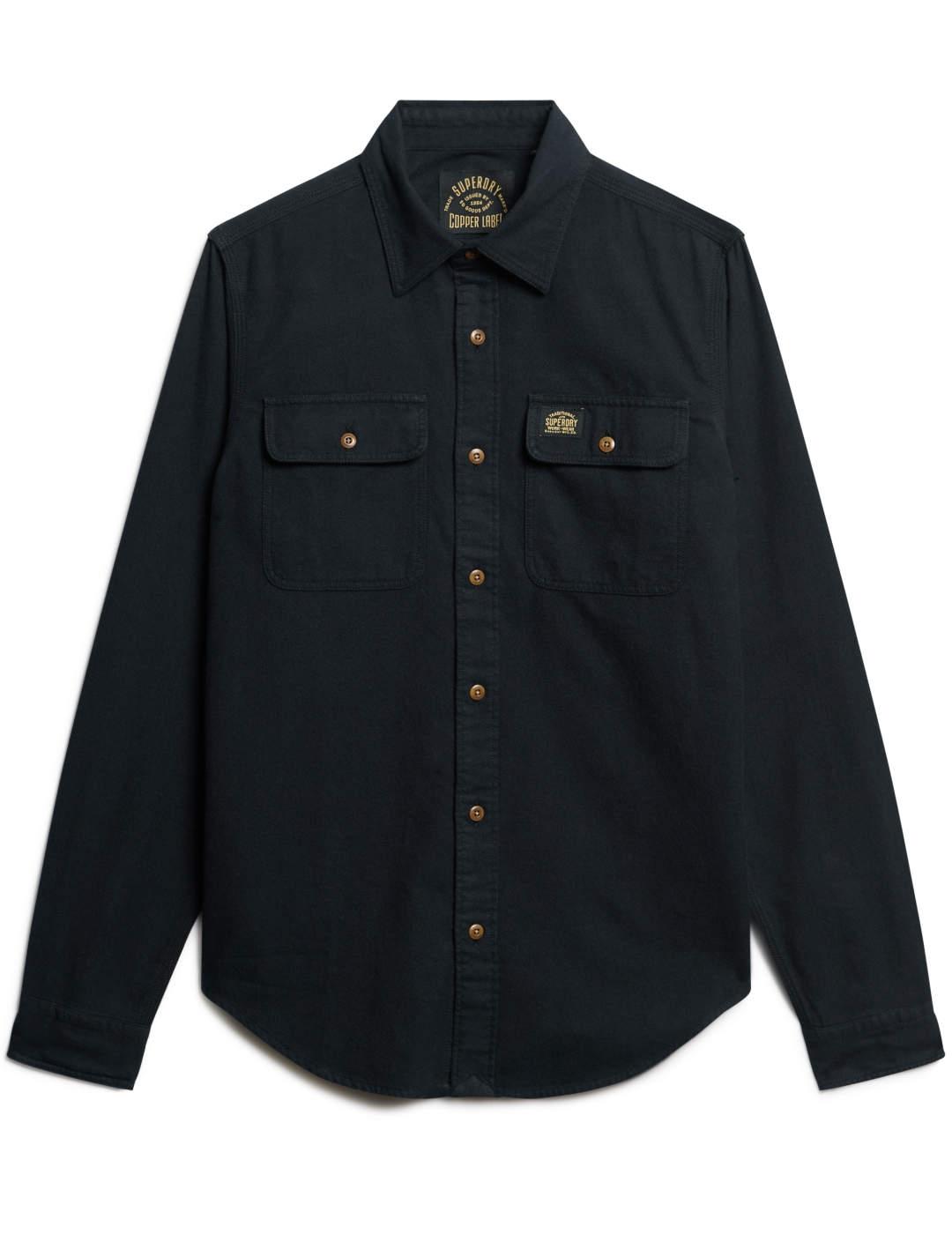 Sobrecamisa Superdry Trailsman azul oscuro para hombre