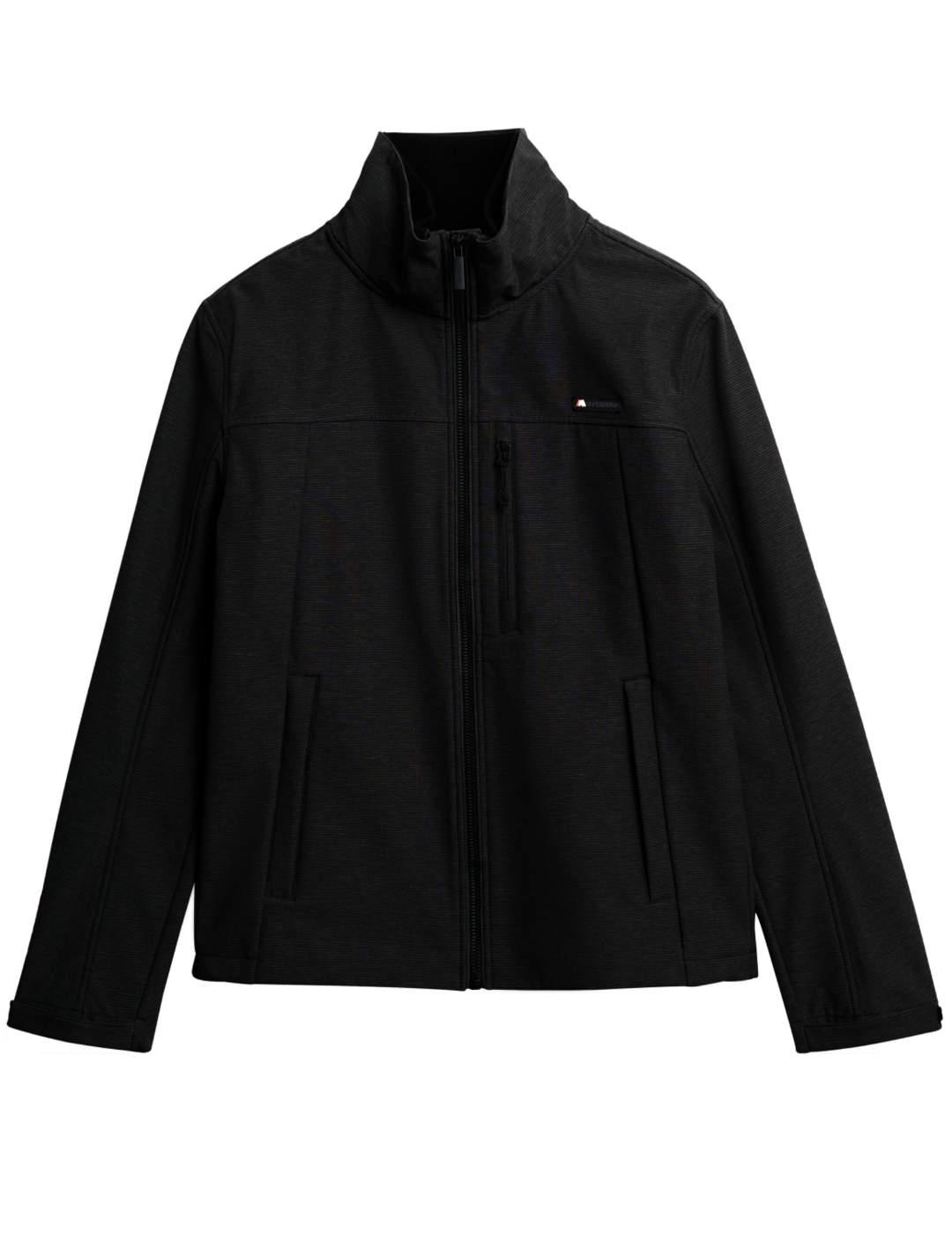 Chaqueta Superdry Trekker negro forro polar para hombre