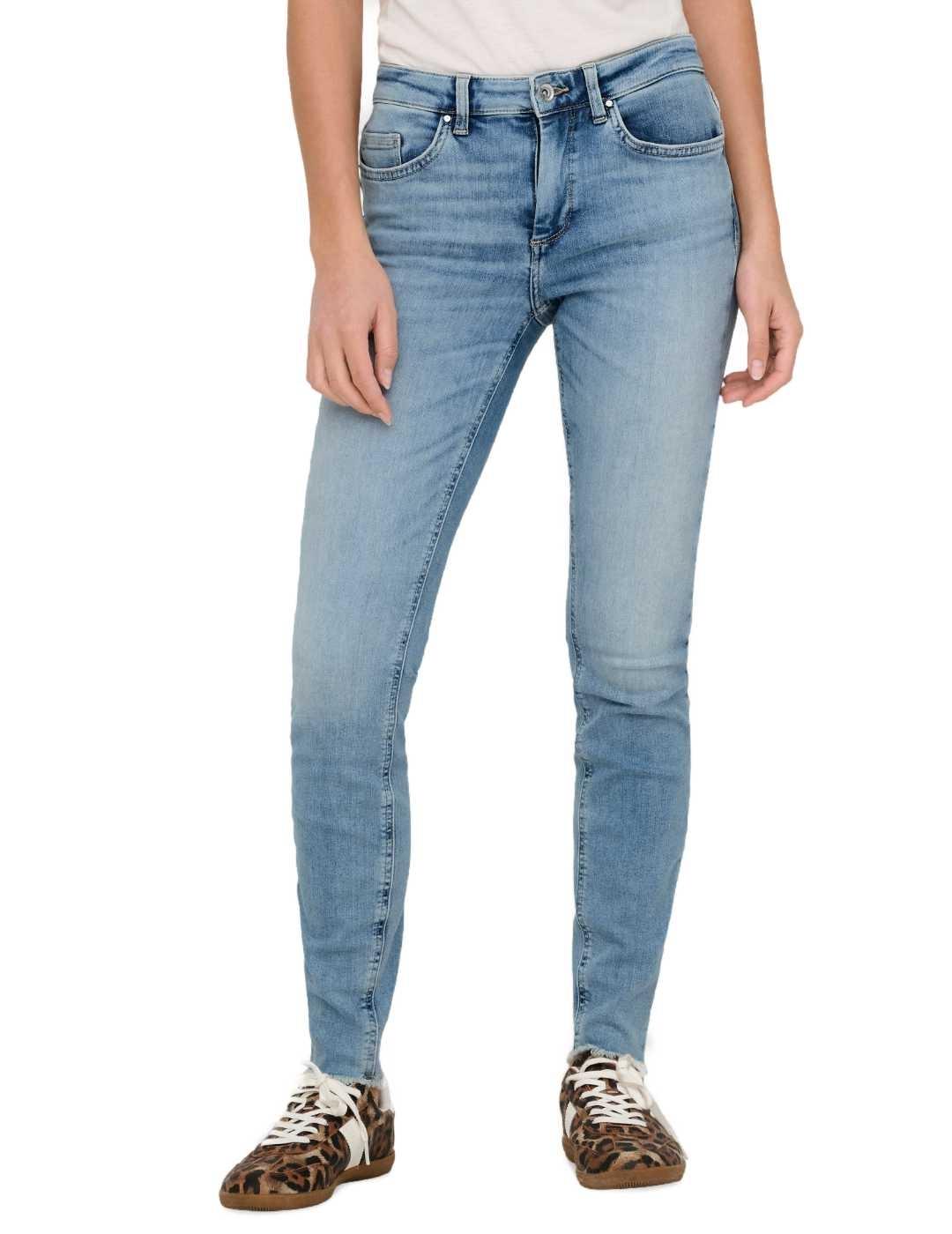 Pantalón vaquero Only Blush azul claro para mujer