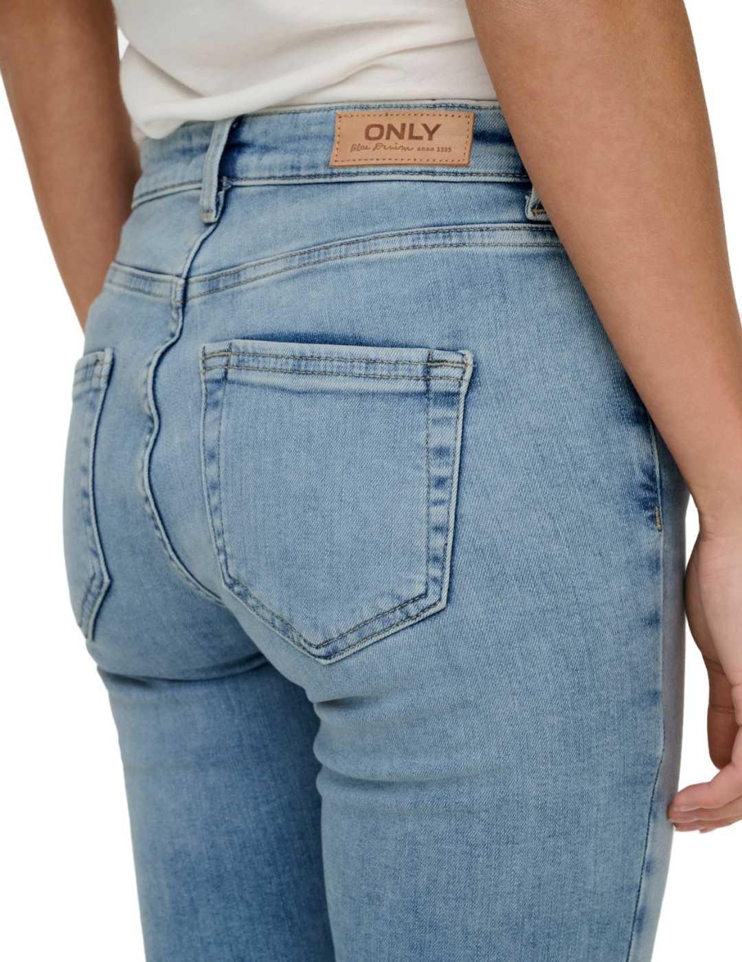 Pantalón vaquero Only Blush azul claro para mujer