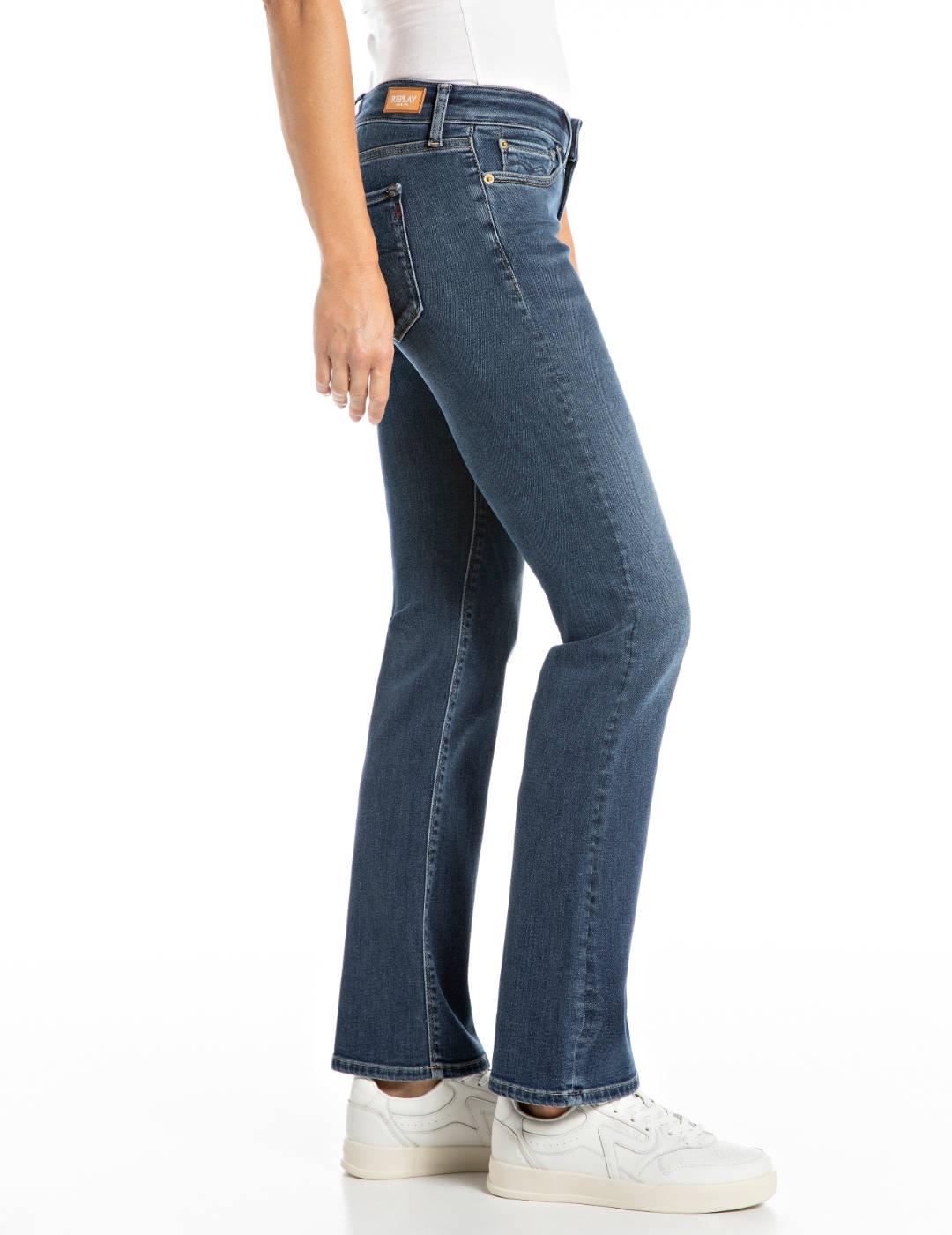 Vaquero Replay New Luz azul medio bootcut de mujer