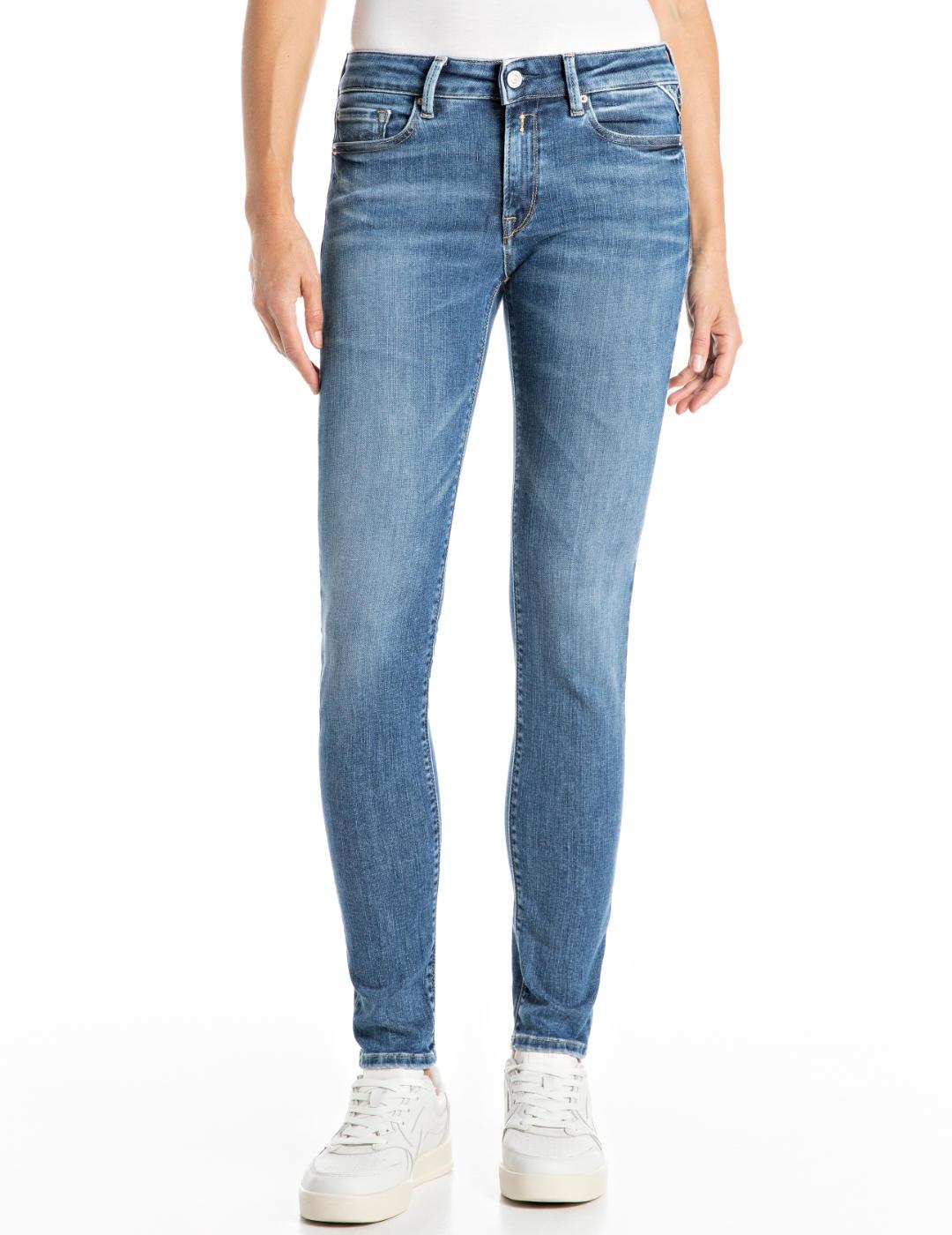 Vaquero Replay New Luz azul claro skinny fit para mujer