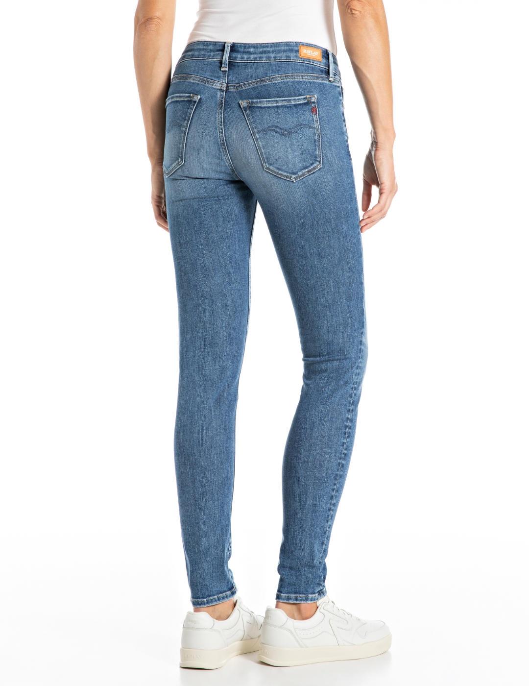 Vaquero Replay New Luz azul claro skinny fit para mujer
