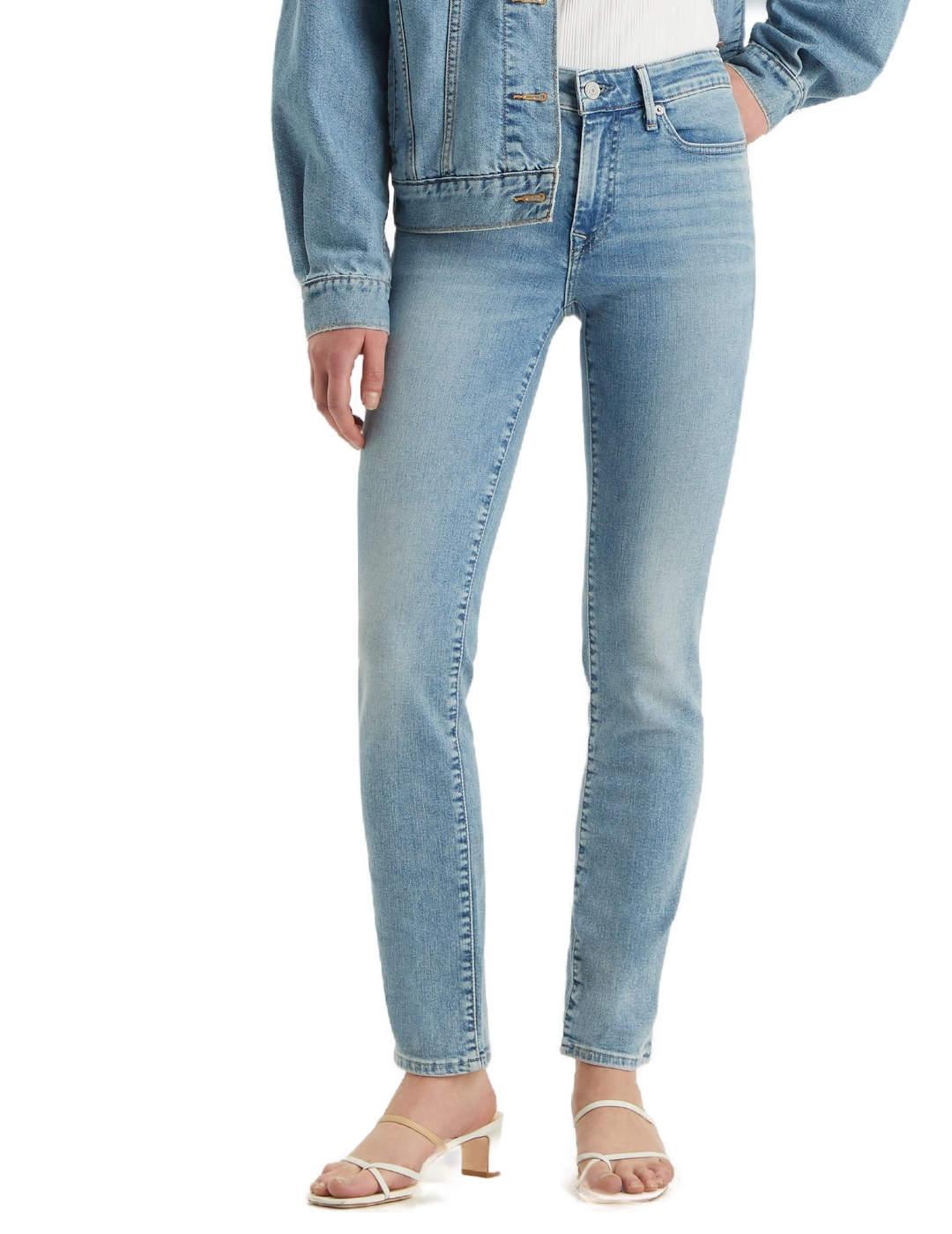 Vaqueros Levi's 712™ slim light blue de mujer-&