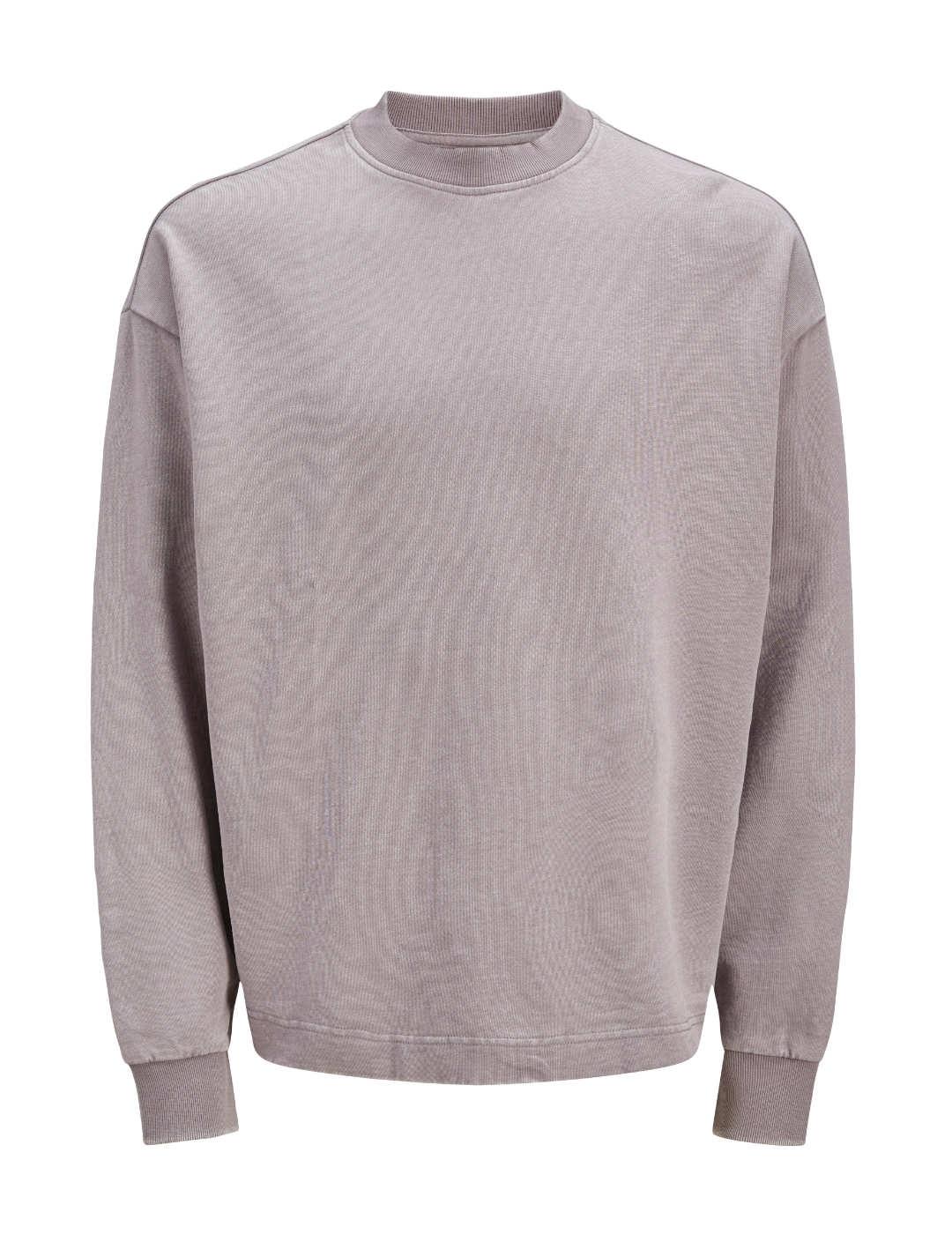 Sudadera Jack&Jones Interlude lila sin capucha para hombre