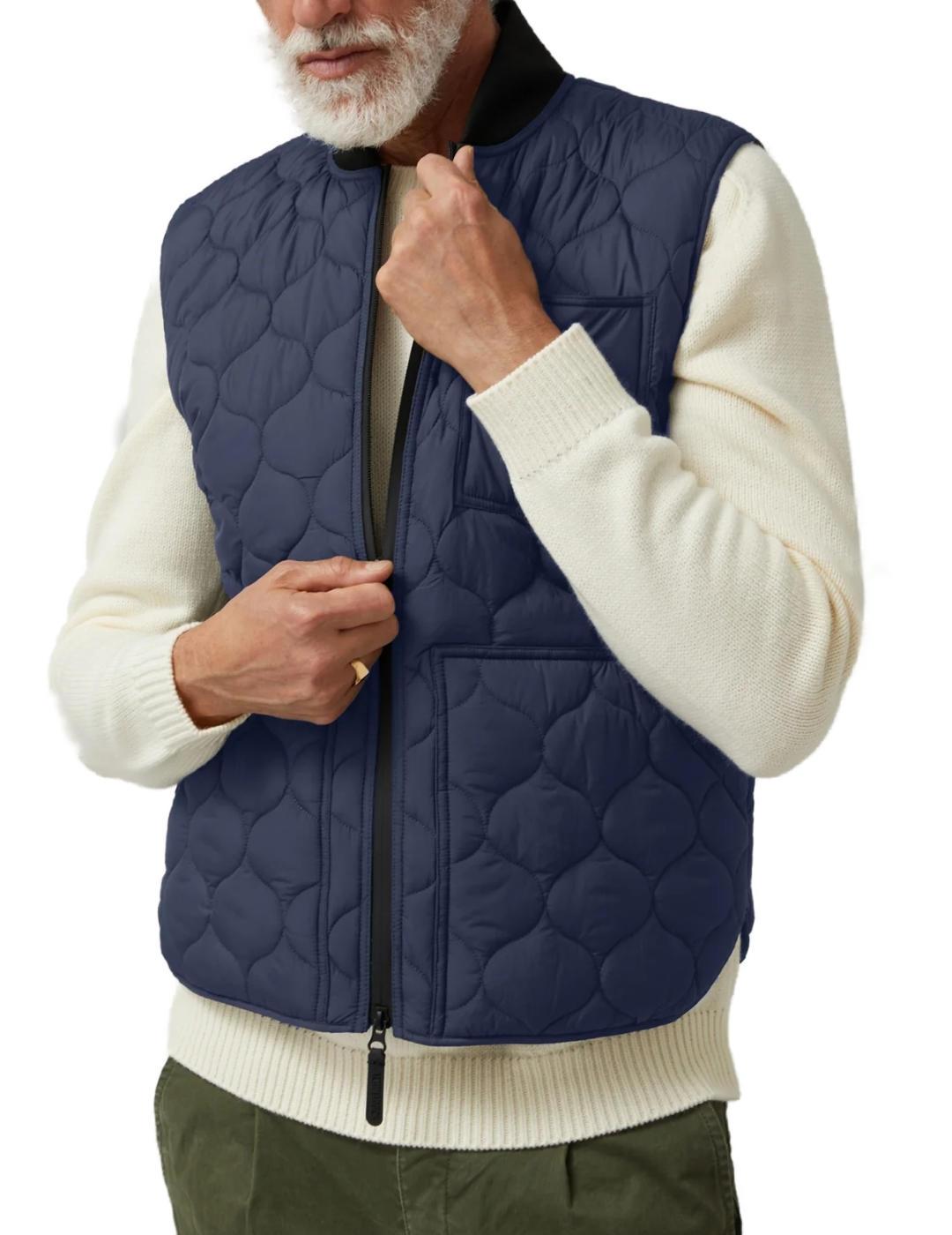 Chaleco Altonadock azul marino para hombre