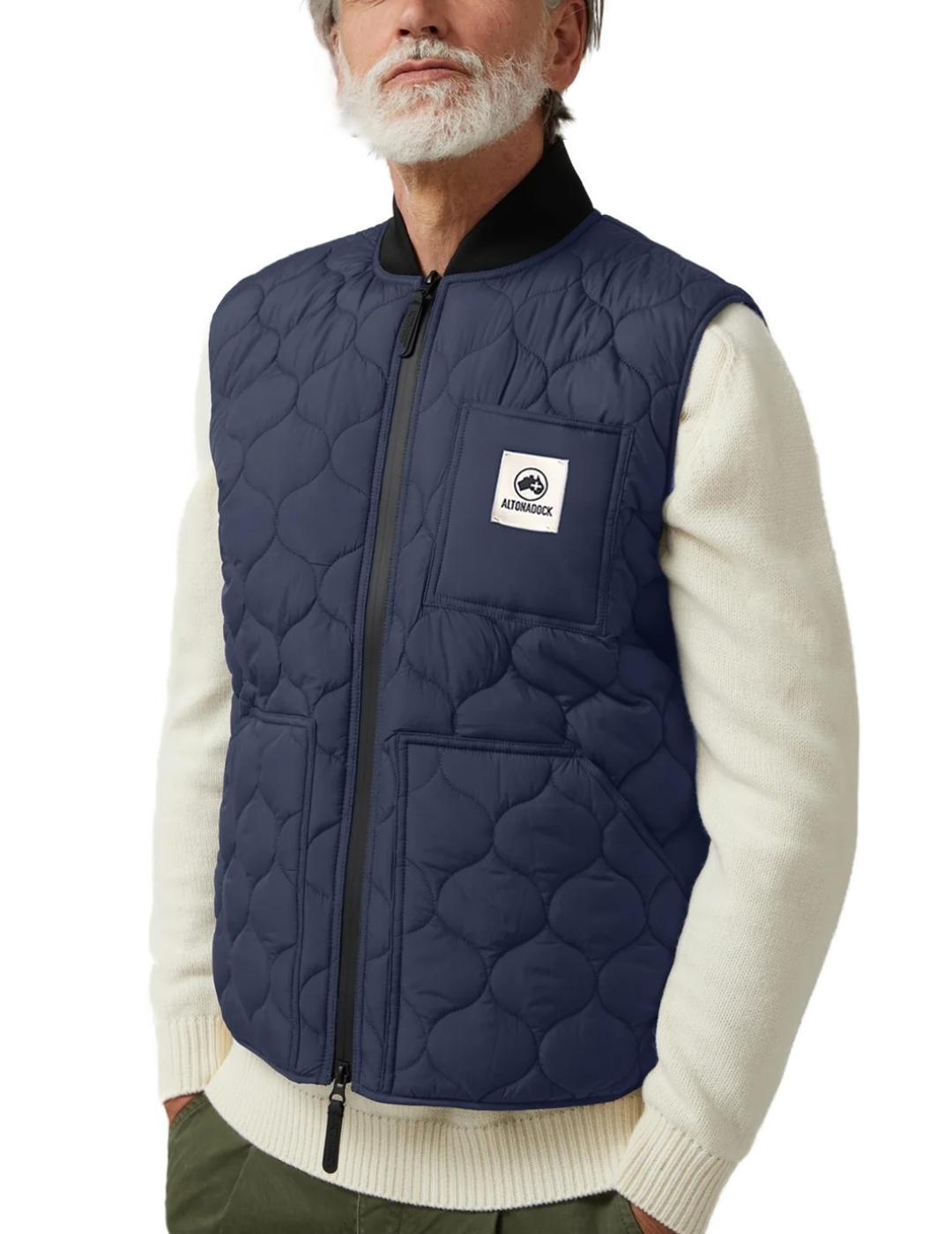 Chaleco Altonadock azul marino para hombre