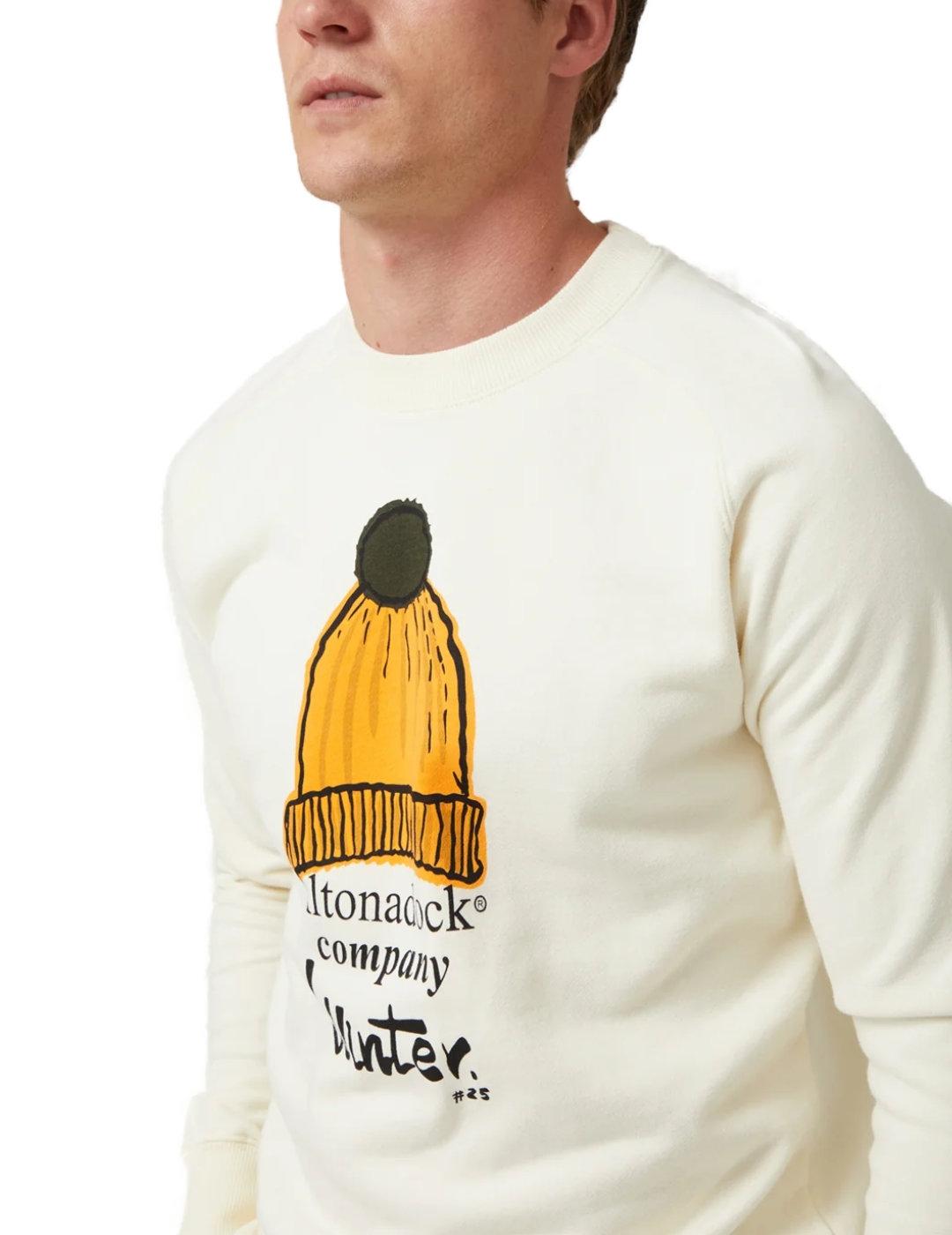 Sudadera Altonadock Cozy winter cruda sin capucha de hombre