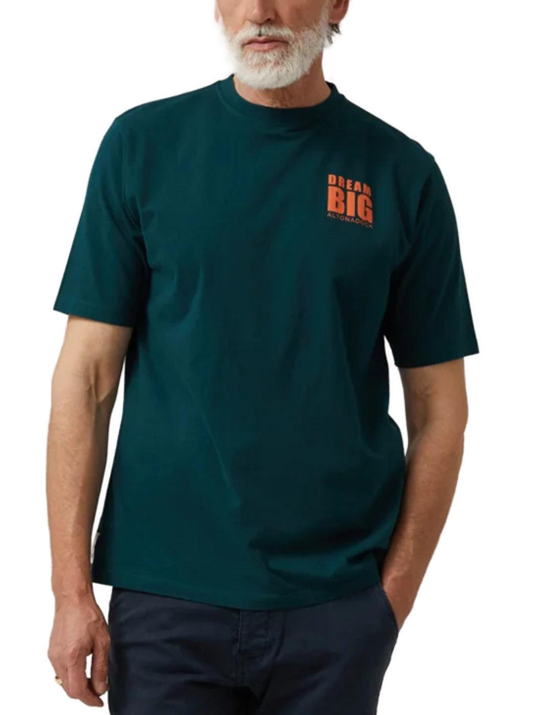 Camiseta Altonadock Dream Big verde para hombre