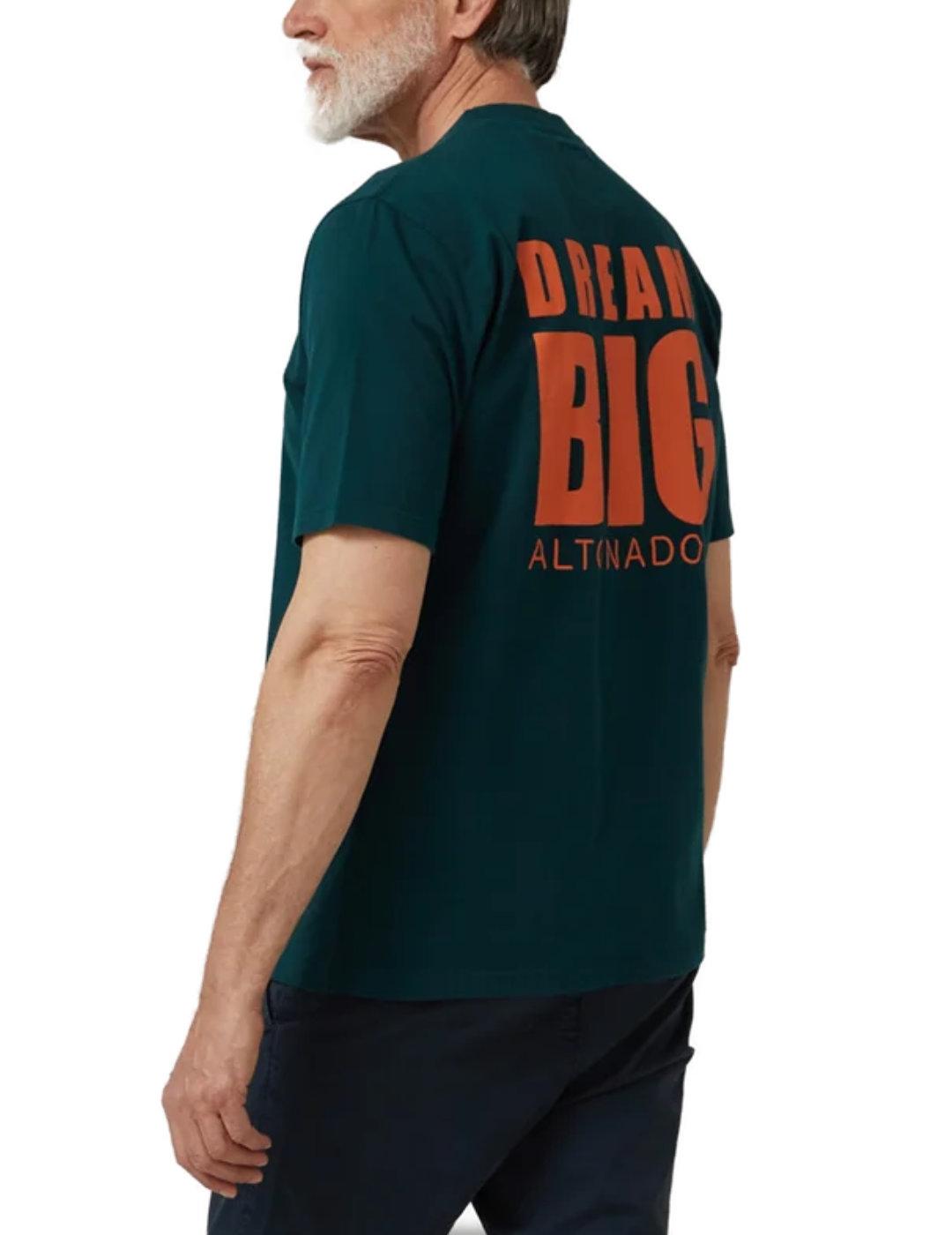 Camiseta Altonadock Dream Big verde para hombre