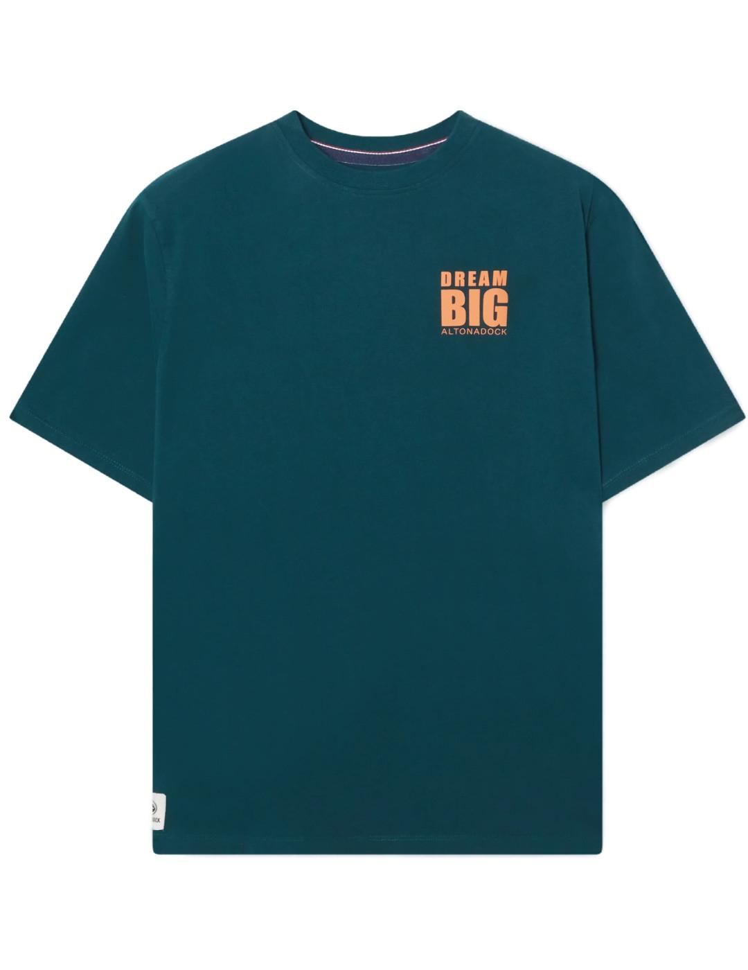 Camiseta Altonadock Dream Big verde para hombre