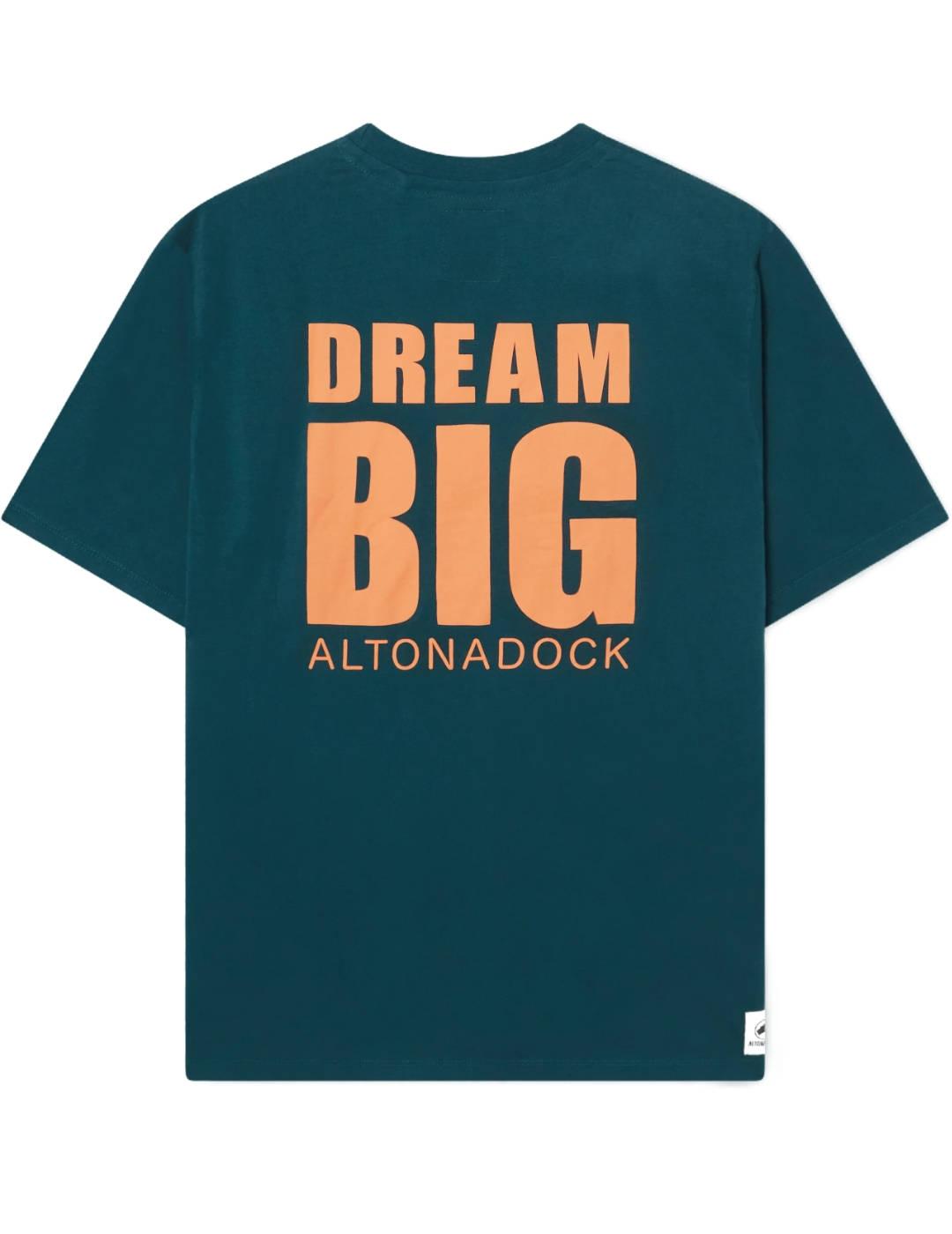 Camiseta Altonadock Dream Big verde para hombre