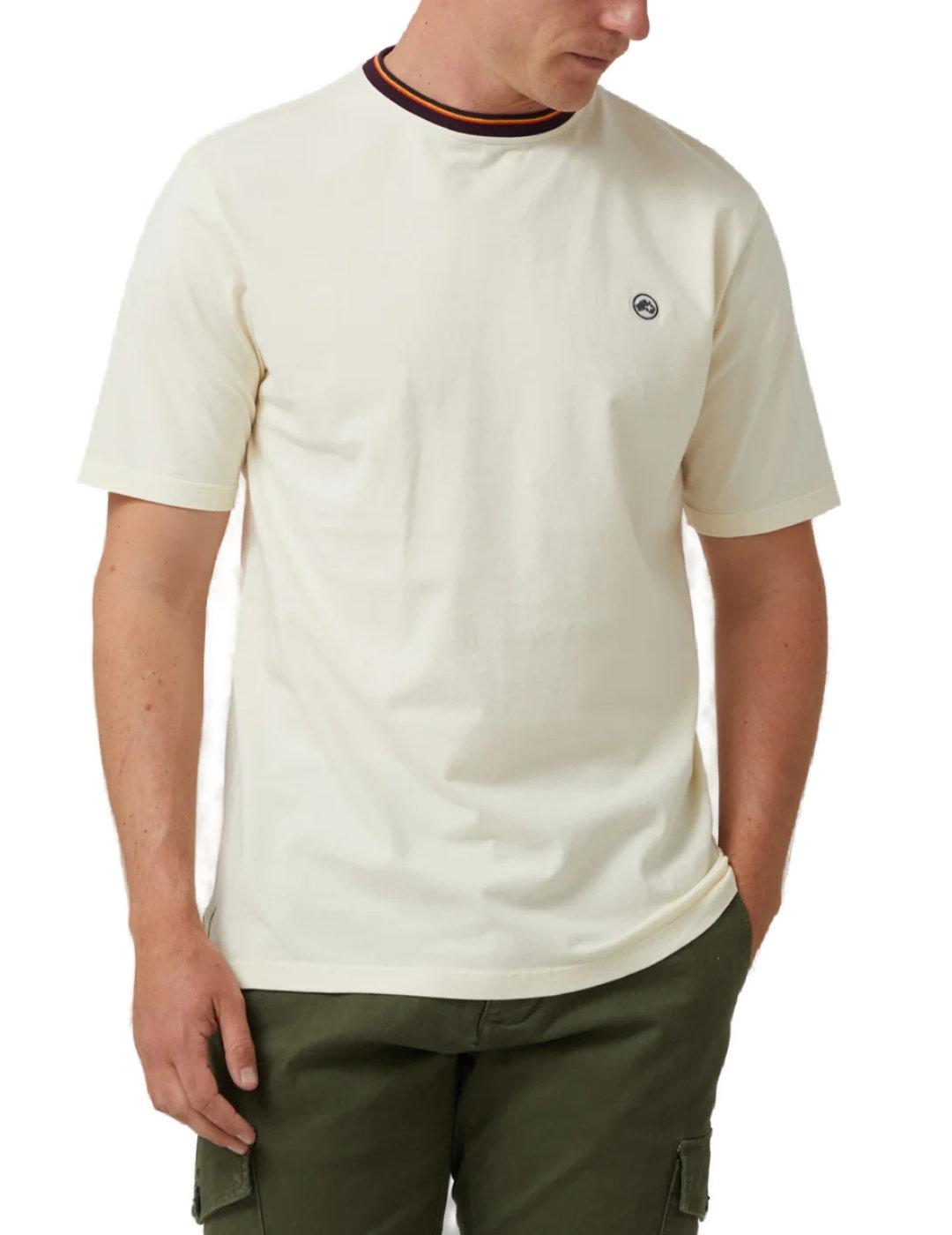 Camiseta Altonadock arena ribete cuello tricolor para hombre