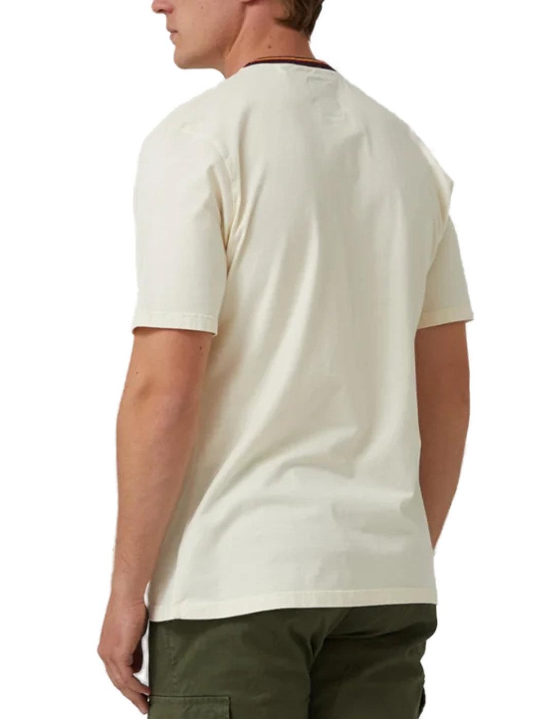 Camiseta Altonadock arena ribete cuello tricolor para hombre