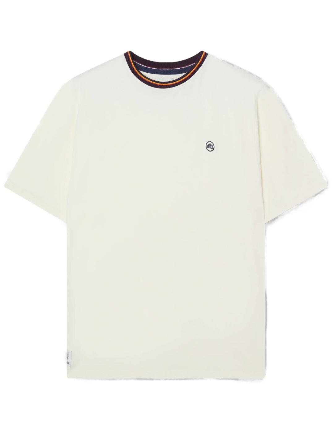 Camiseta Altonadock arena ribete cuello tricolor para hombre