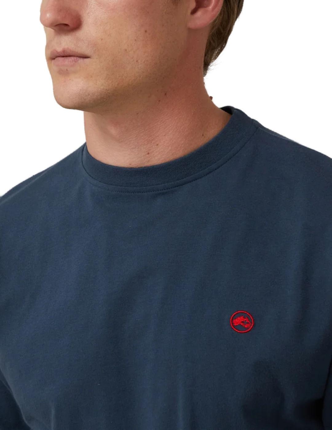 Camiseta Altonadock azul marino manga corta para hombre