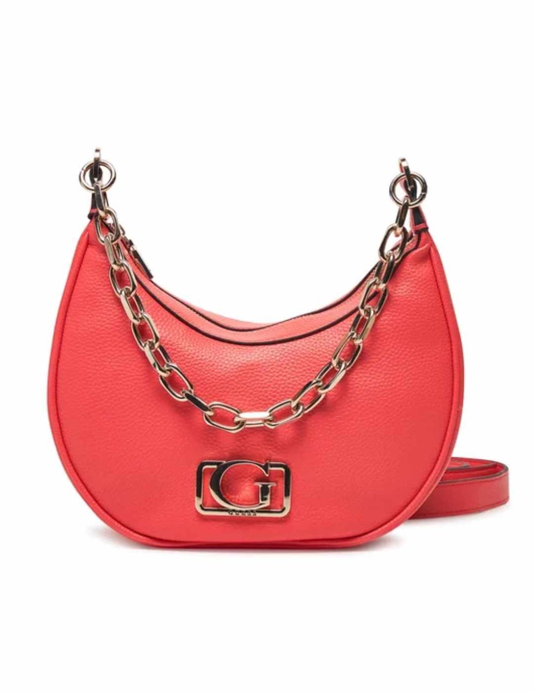 Bolso Guess Hobo de hombro coral medialuna para mujer