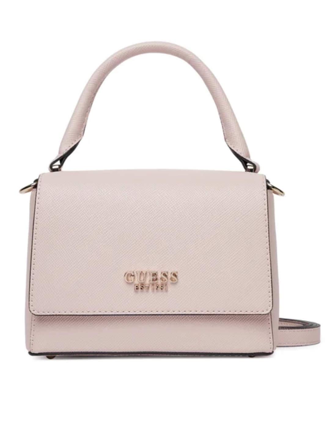 Bolso bandolera Guess Fedana rosa palo para mujer