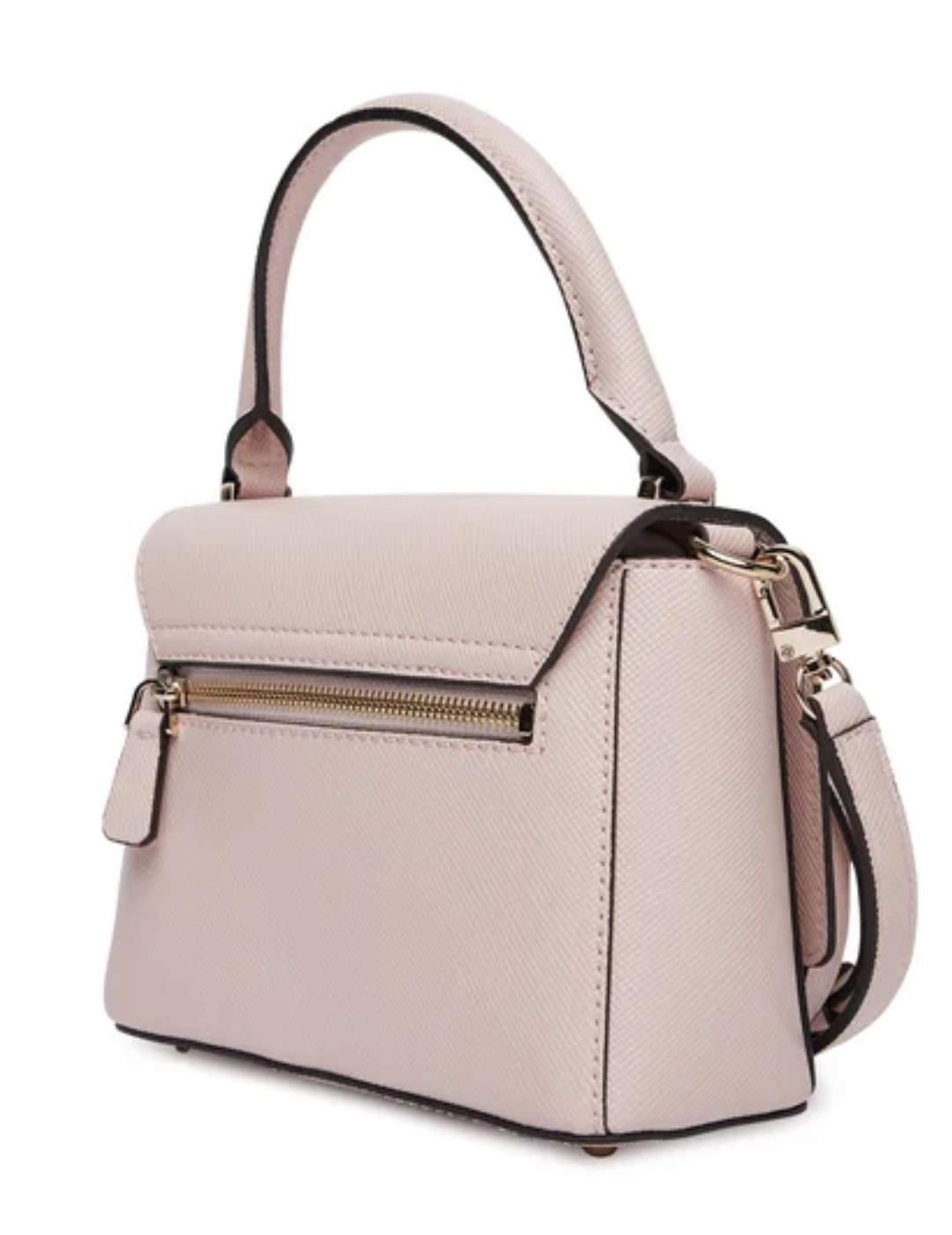 Bolso bandolera Guess Fedana rosa palo para mujer