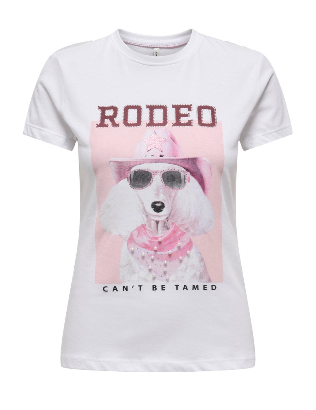 Camiseta Only Vibe Galgo con sombrero manga corta de mujer