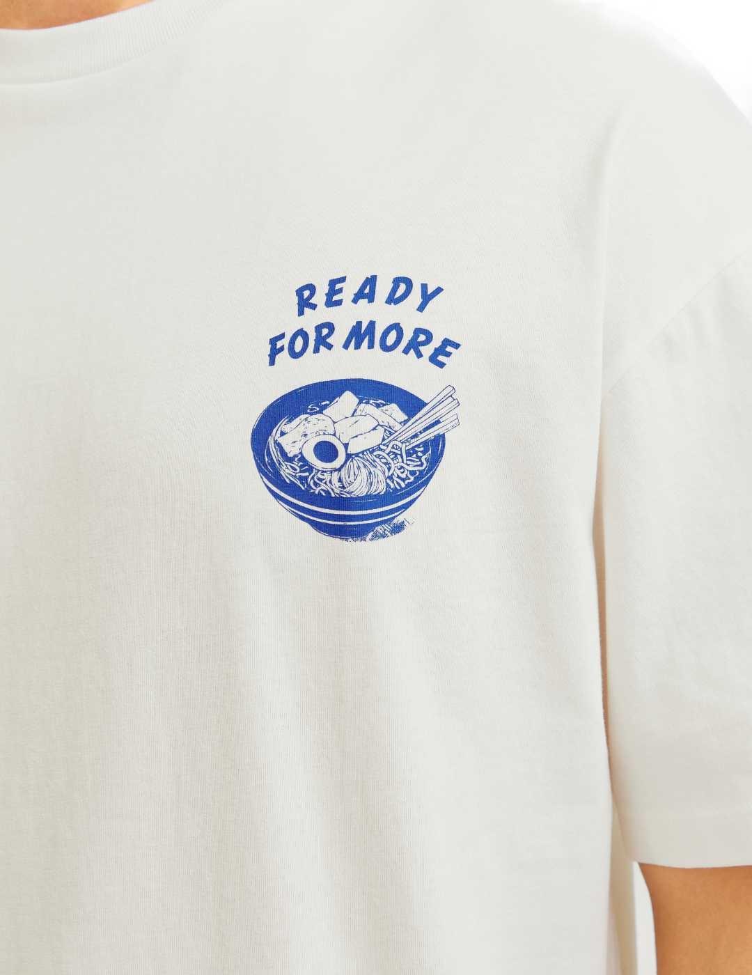 Camiseta Jack&Jones Charge blanca manga corta para hombre