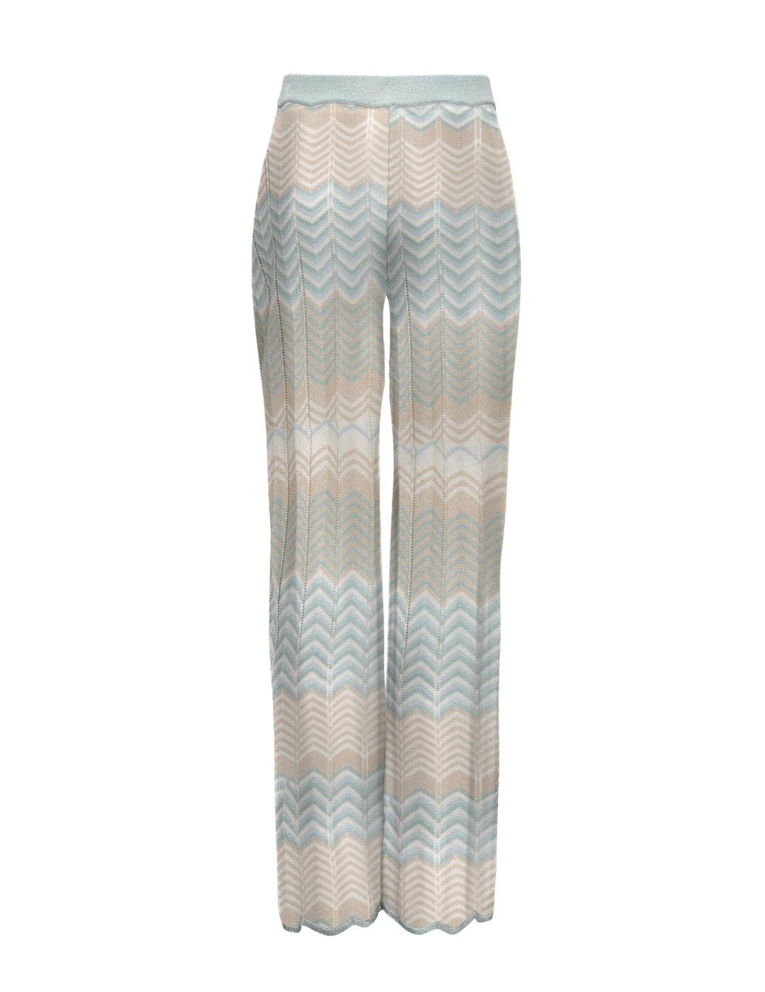 Pantalón Only Alvira glitter zigzag verde para mujer