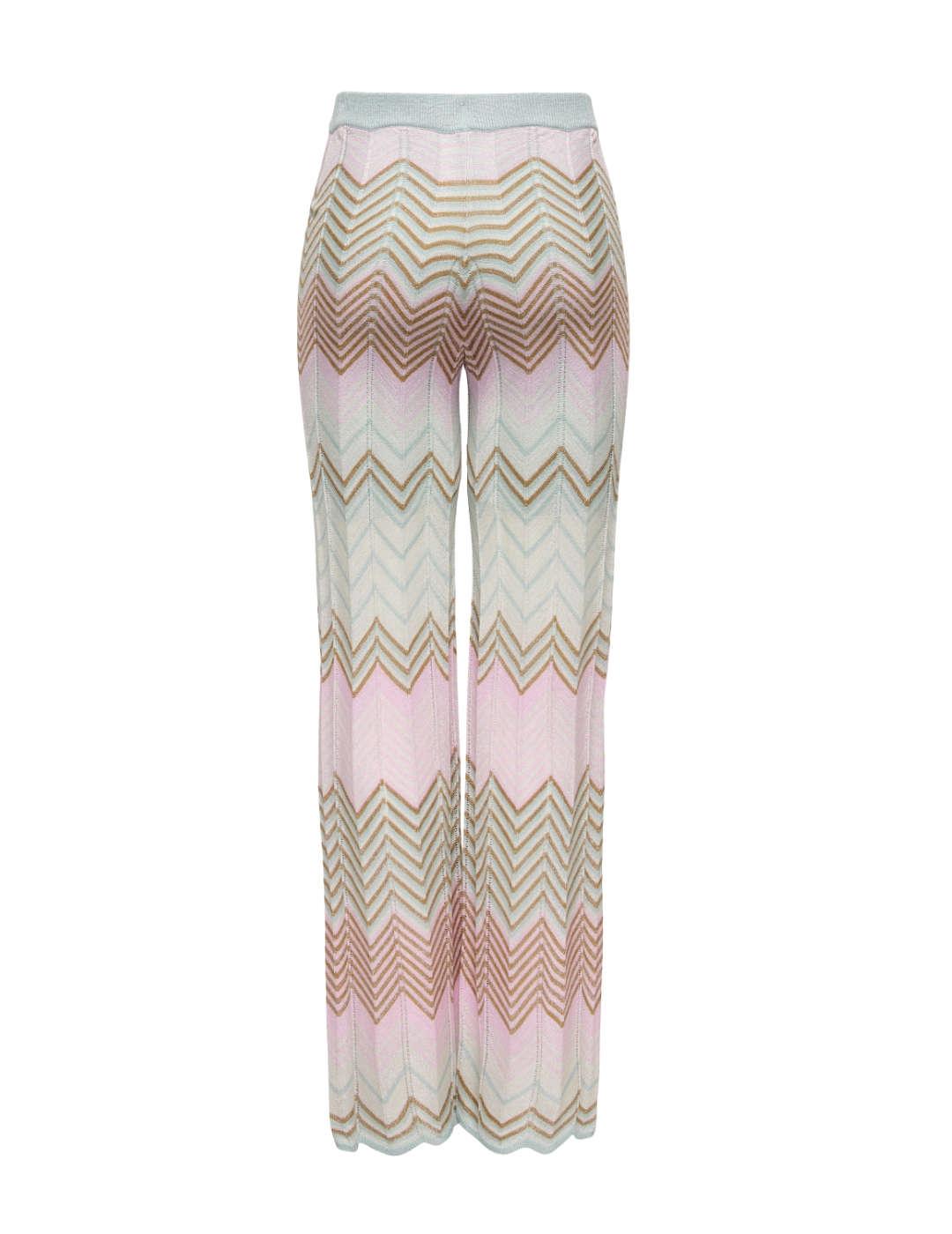 Pantalón Only Alvira glitter zigzag lila para mujer