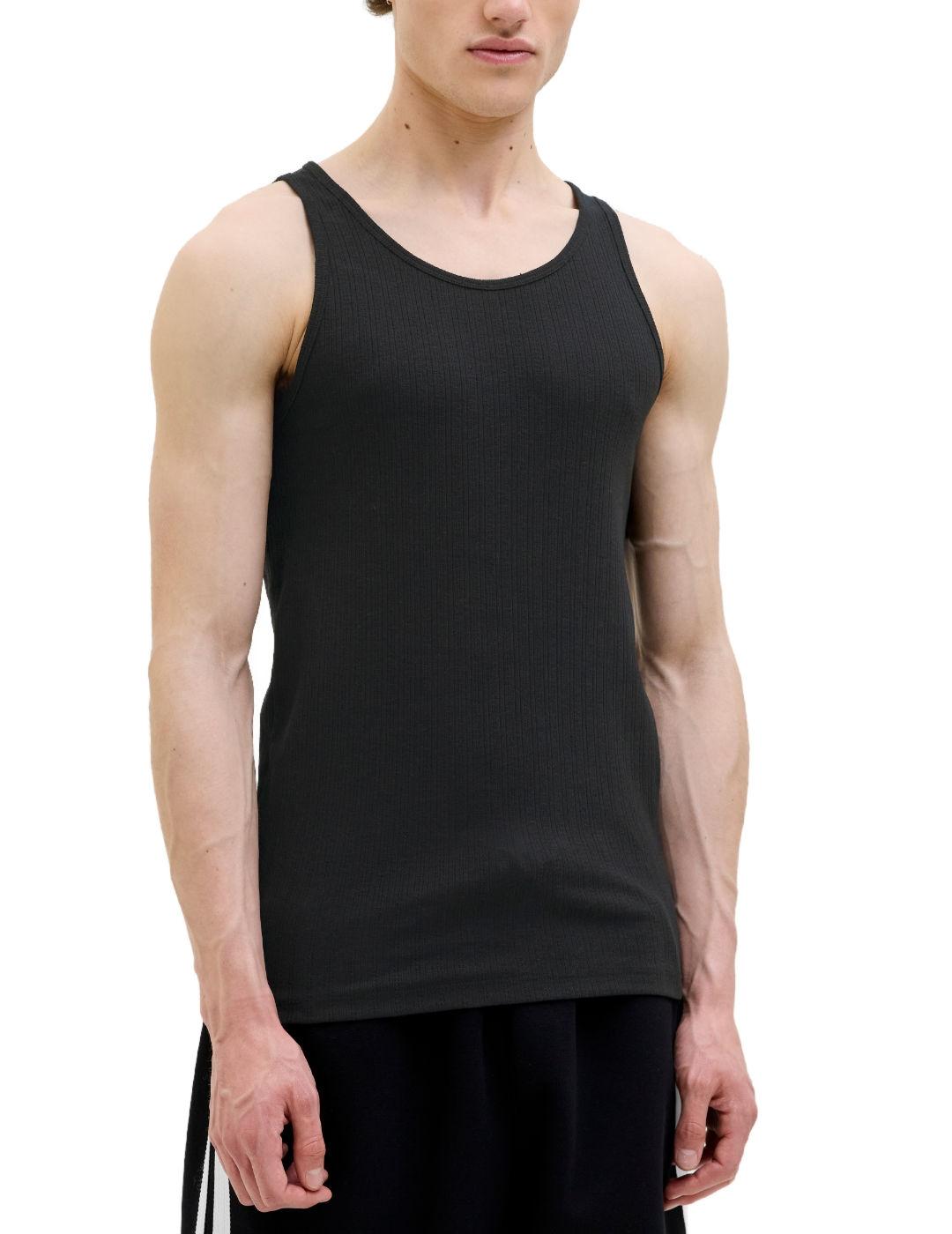 Camiseta Jack&Jons Acapulco tirantes negro para hombre