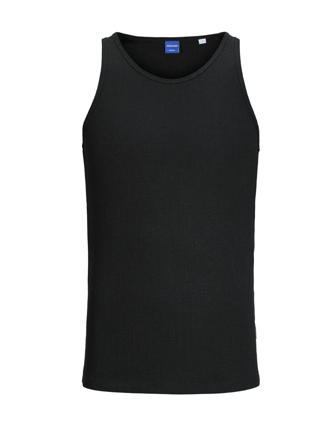 Camiseta Jack&Jons Acapulco tirantes negro para hombre