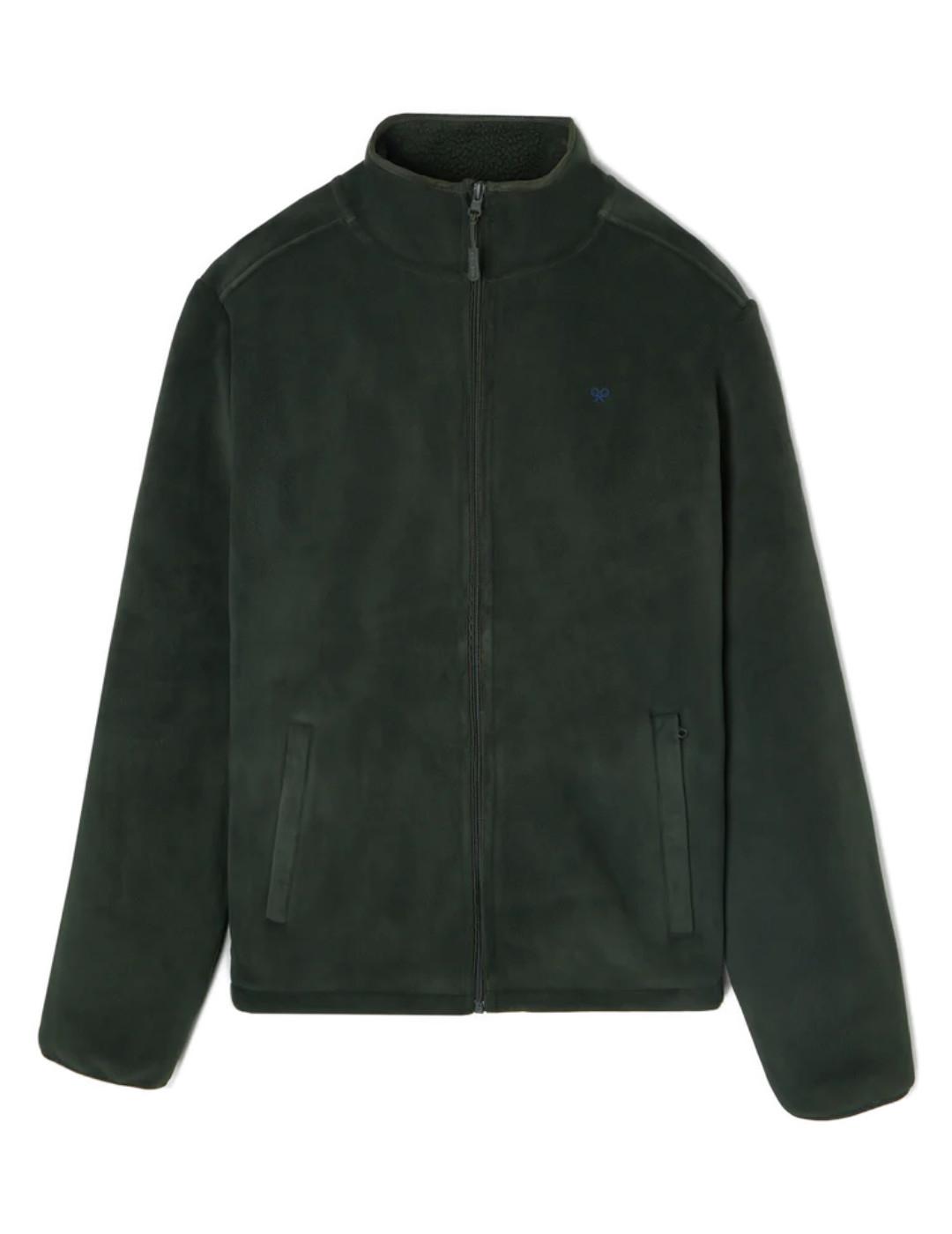 Forro Silbon polar clasico verde hombre-Nh