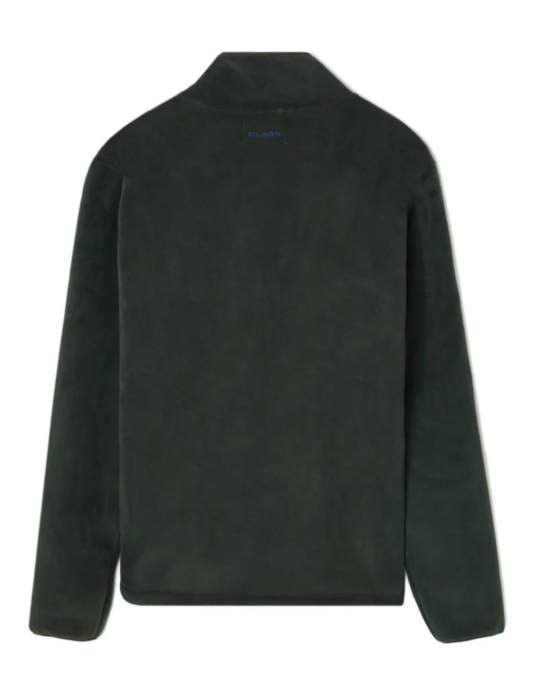 Forro Silbon polar clasico verde hombre-Nh