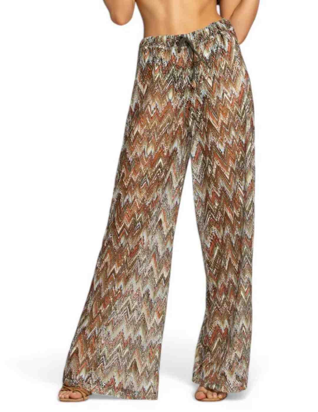 Pantalones 4Givennes palazzo geométricos para mujer